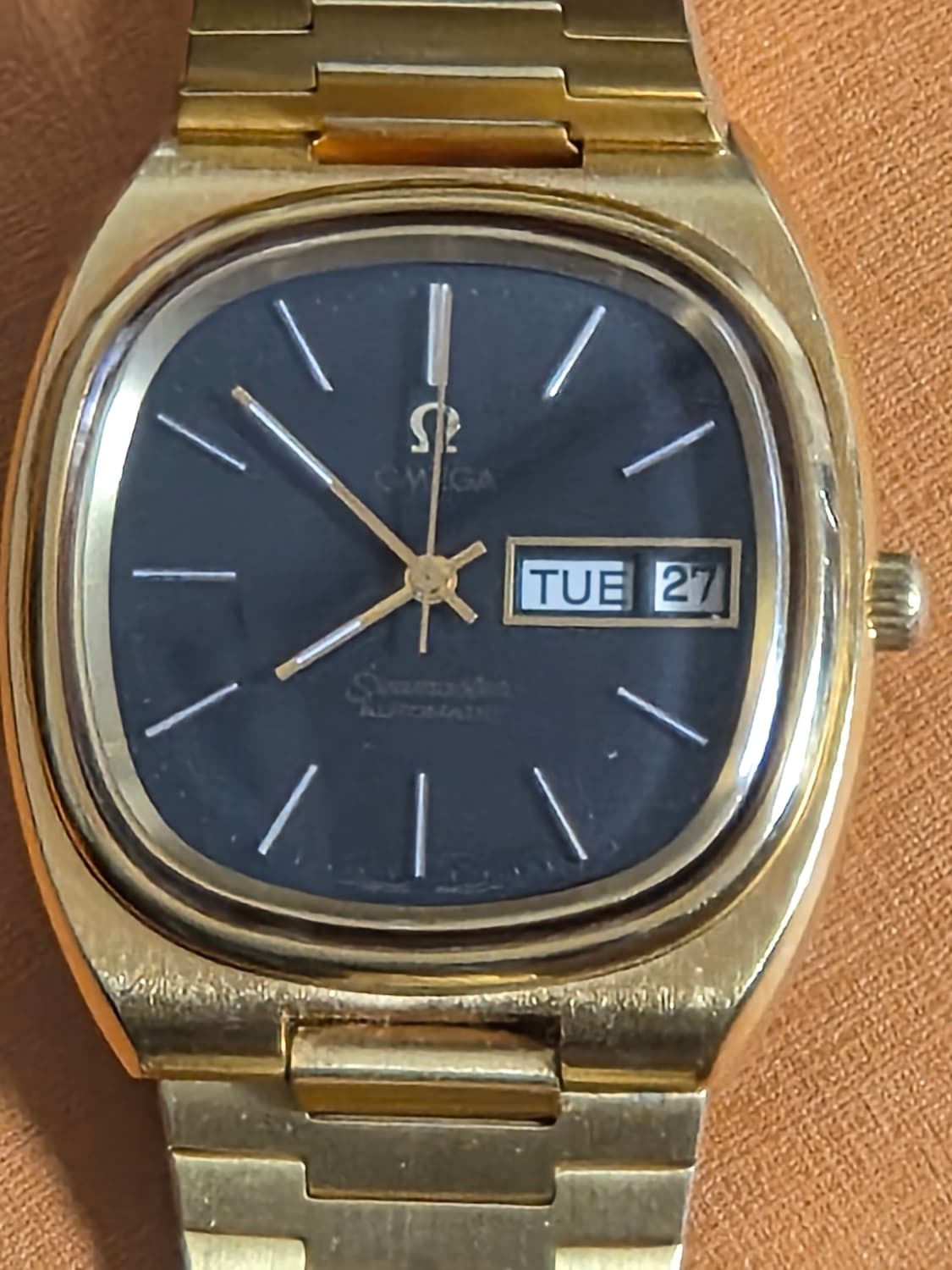 [정품] OMEGA 오메가 씨마스터 '테레비' 금장 오닉스 다이얼  상품이미지3