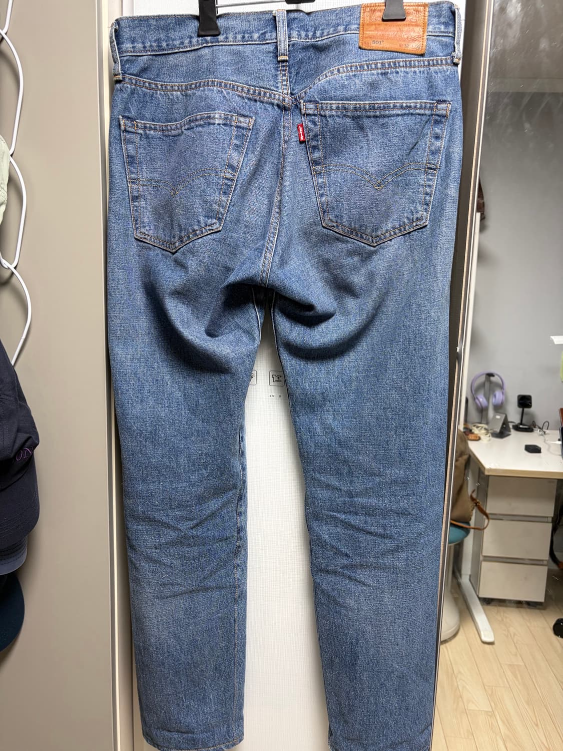 리바이스 프리미엄 라인 501 셀비지 데님(체인스티치) W32 상품이미지6