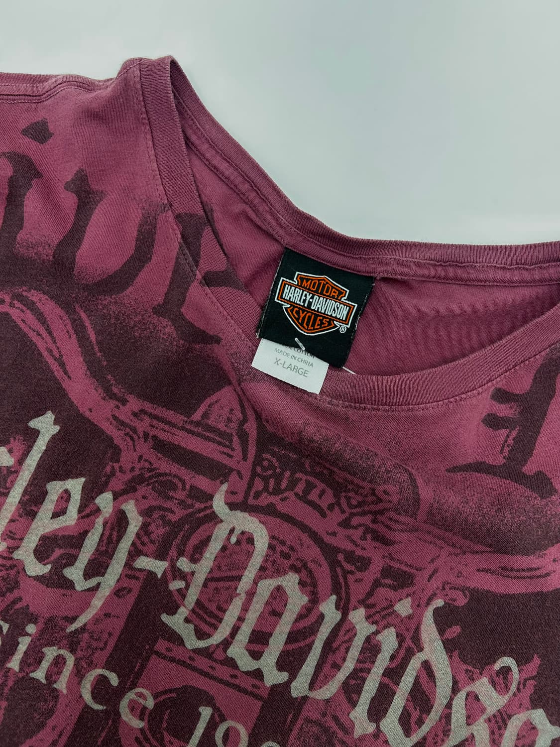 할리데이비슨 우먼 퍼플 반팔티 상품이미지3