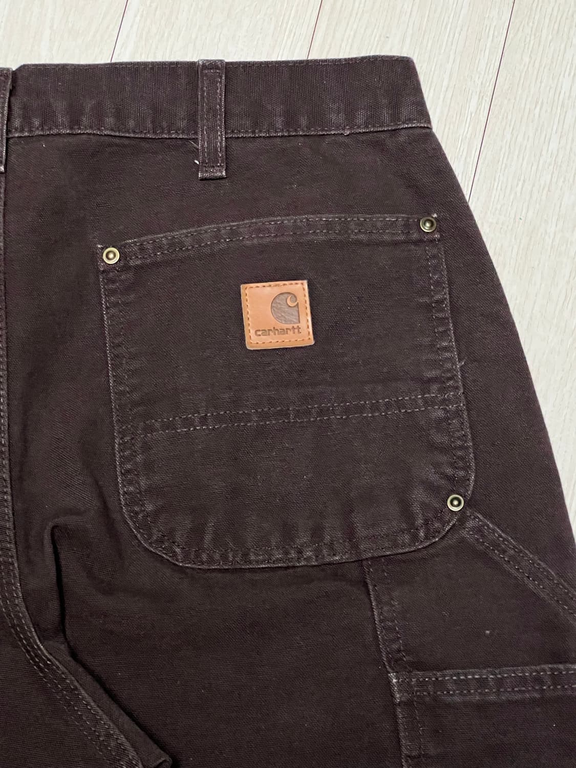 칼하트더블니워크팬츠 B136 DKB컬러 34x34 상품이미지6