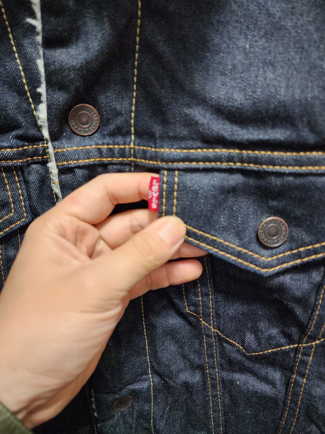 리바이스 진청 쉐르파 트러커 자켓 상품이미지3