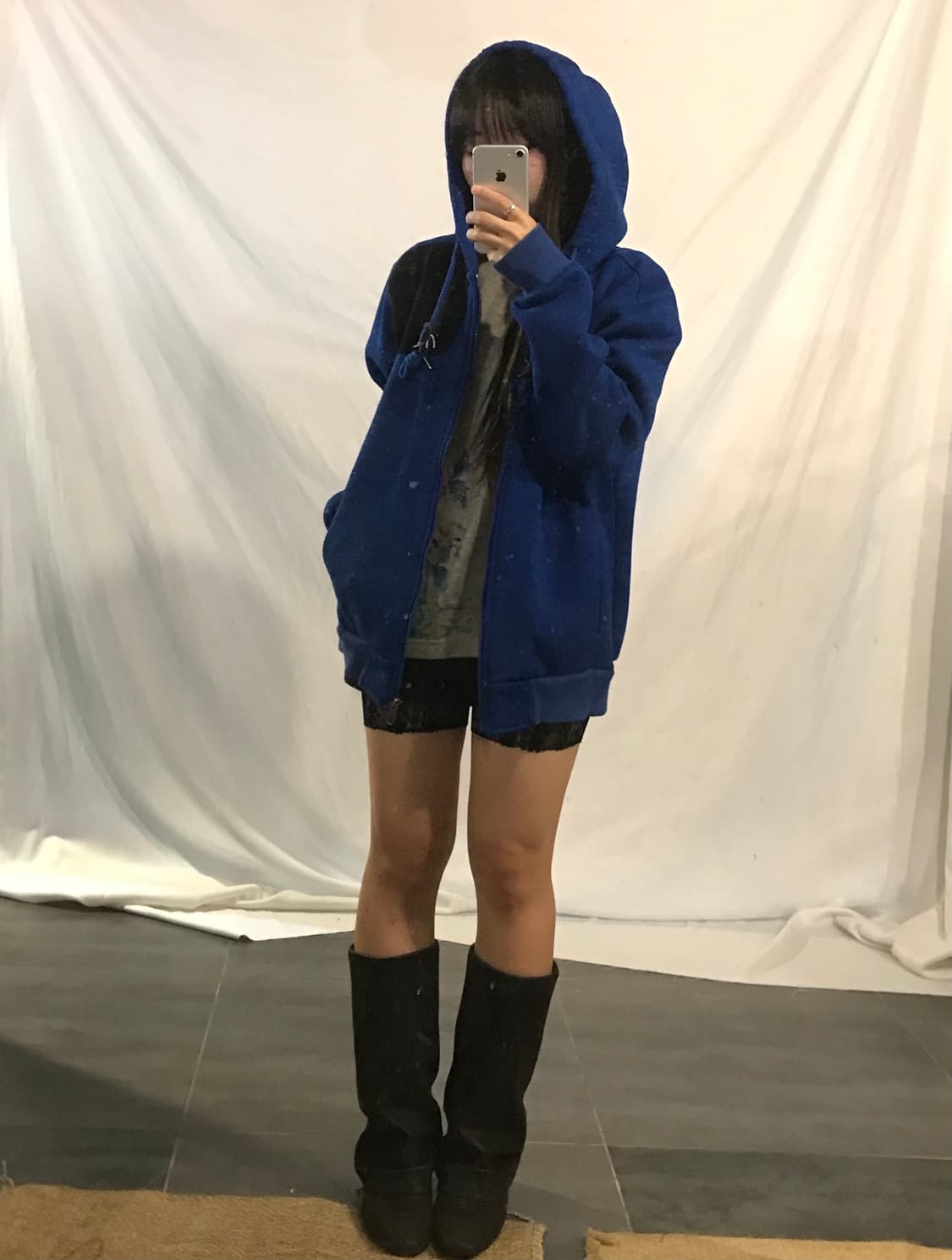 Evisu hooded zip-up 상품이미지10