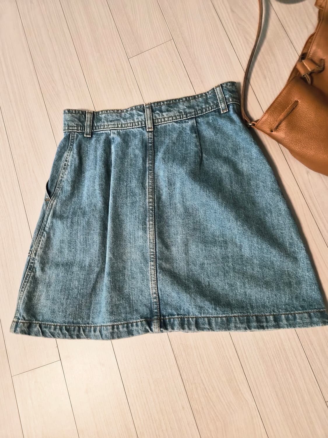 [ZARA/자라] 프리미엄 데님 버튼 미니스커트 (XS/24) 상품이미지5