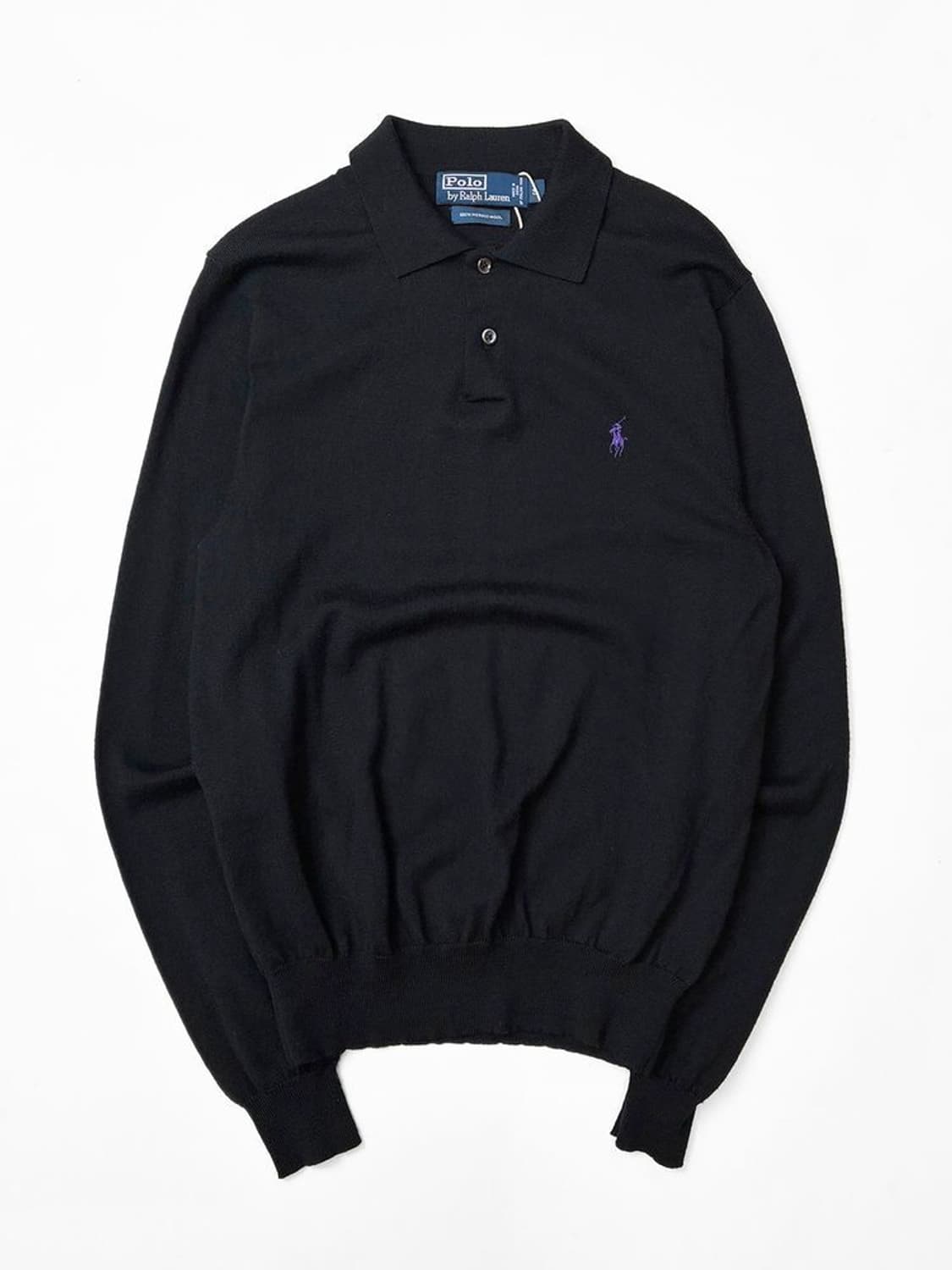 폴로 랄프로렌 00s 메리노울 카라 니트 PN5139 상품이미지1