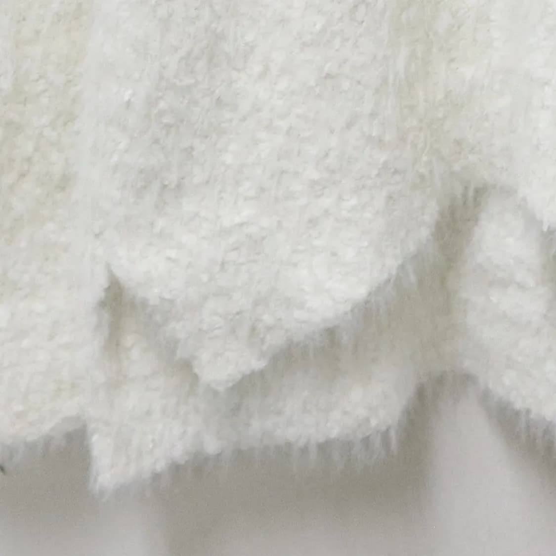 GLACIER 브이넥 뽀글이 니트 62457 상품이미지4