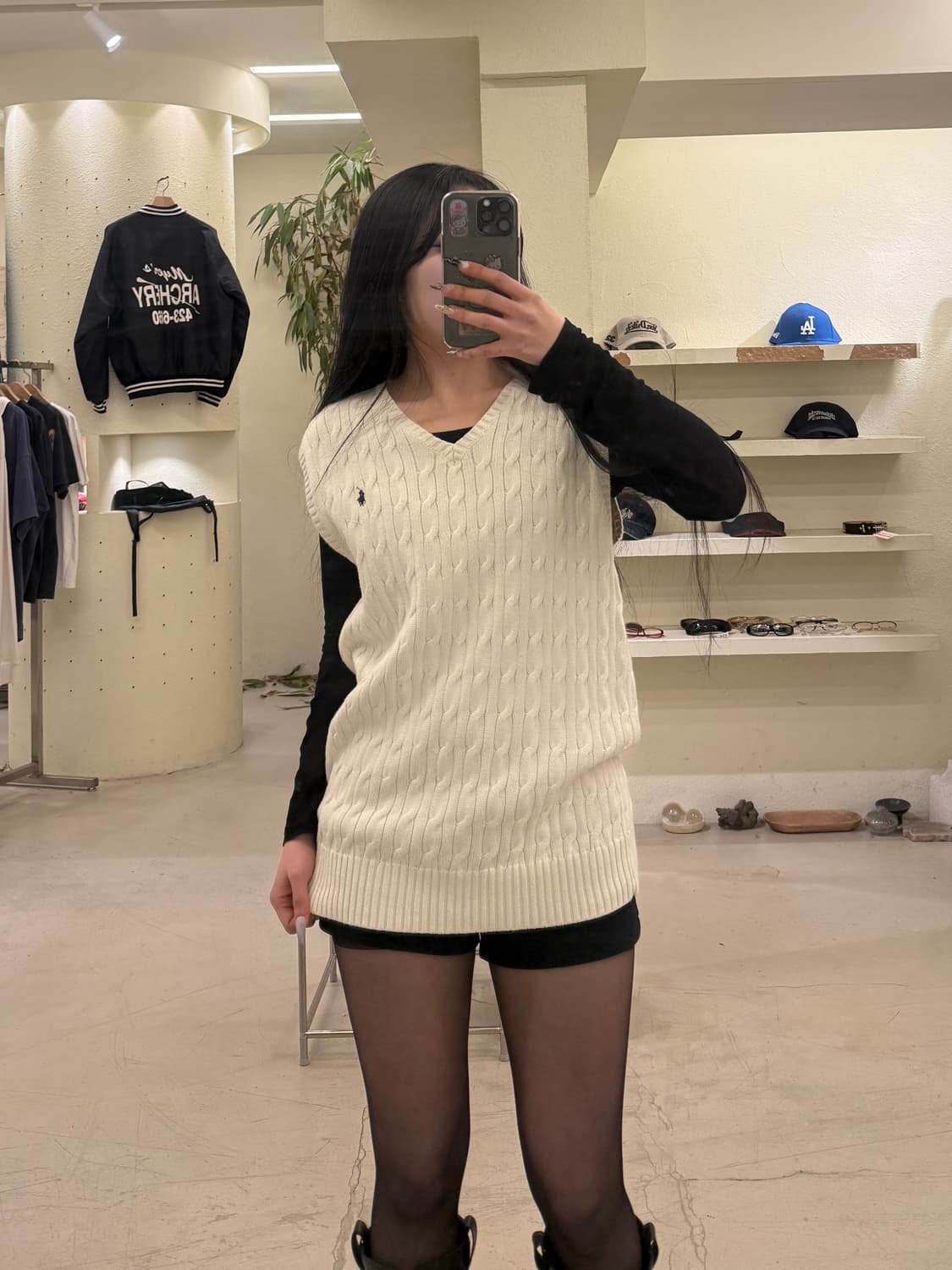 폴로 랄프 로렌 케이블 니트 베스트 U608 상품이미지1