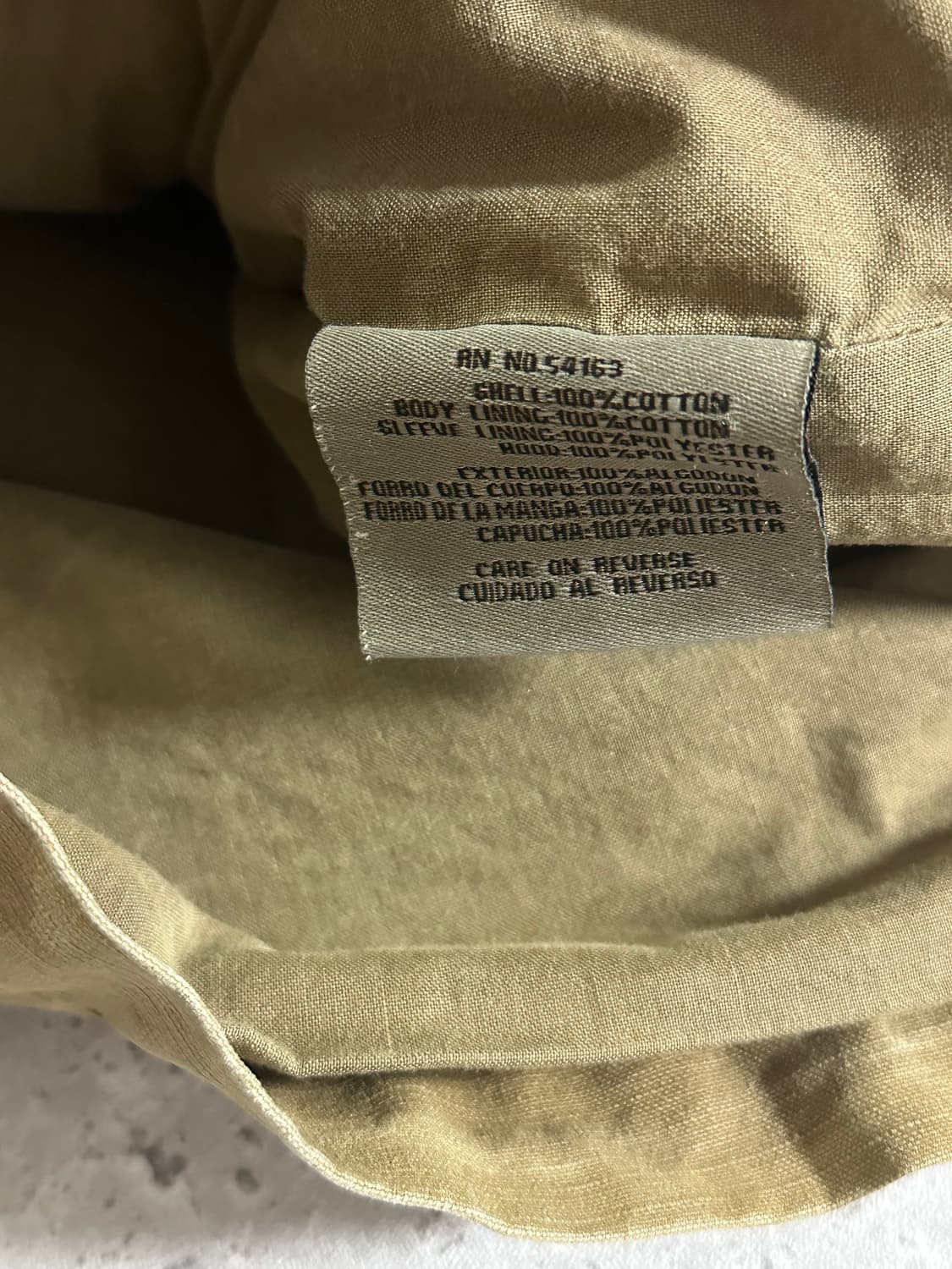  베이지 코튼 필드 자켓 상품이미지6