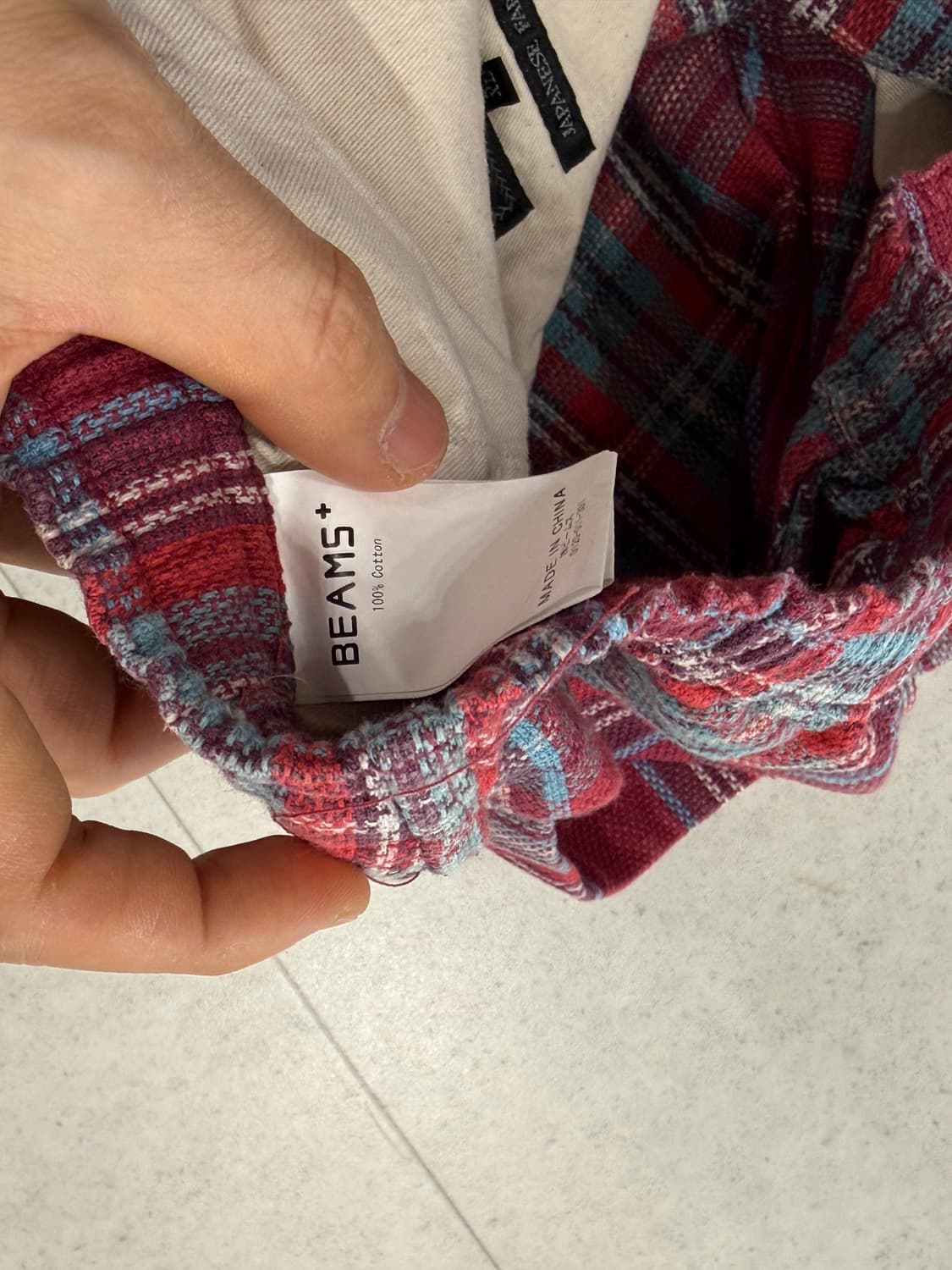 빔즈플러스 와이드 이지팬츠 XL beams plus 상품이미지5