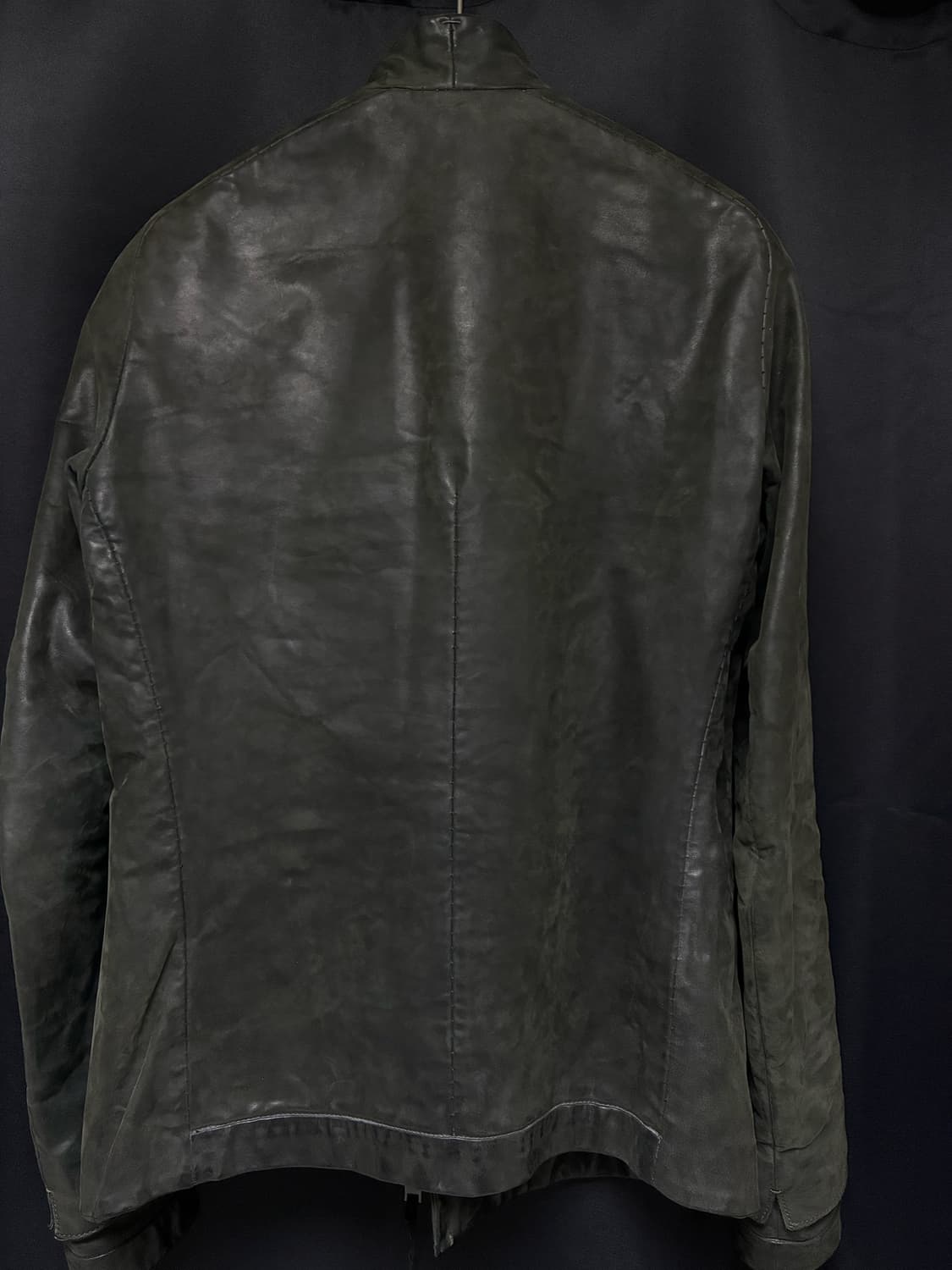 H Leather Jacket D.Grey 상품이미지3