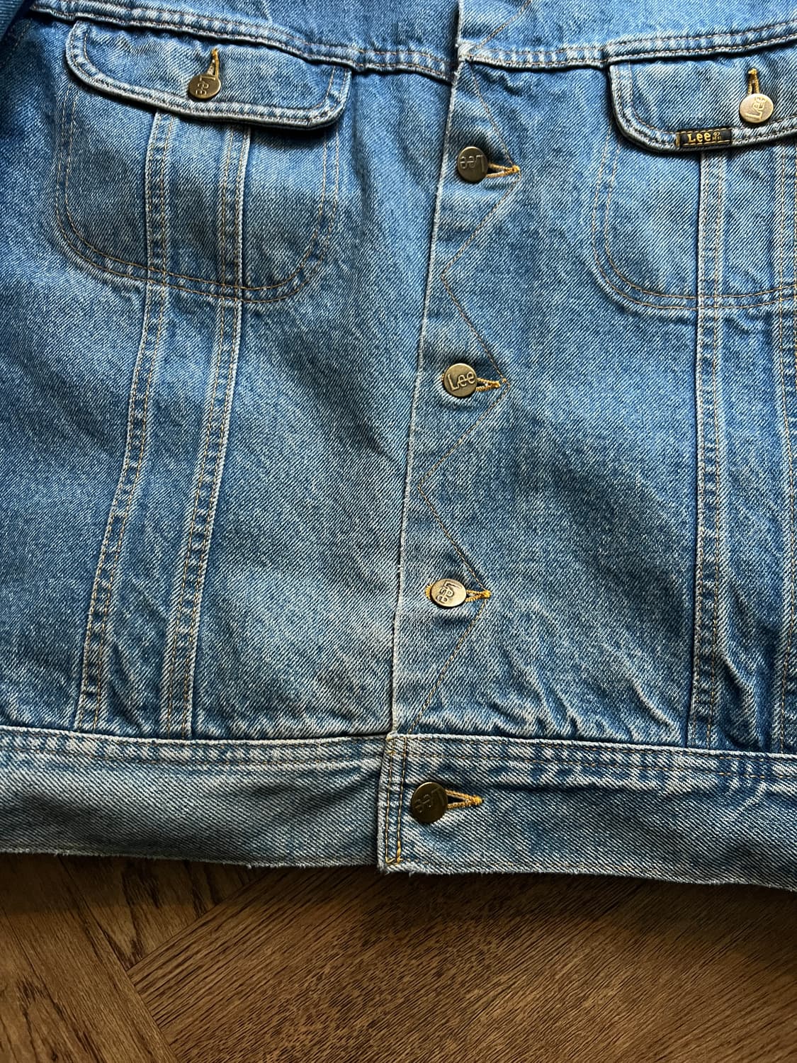 [2XL]90's Lee USA 스톰라이더 블랭킷 데님 트러커 자켓 R2 상품이미지4