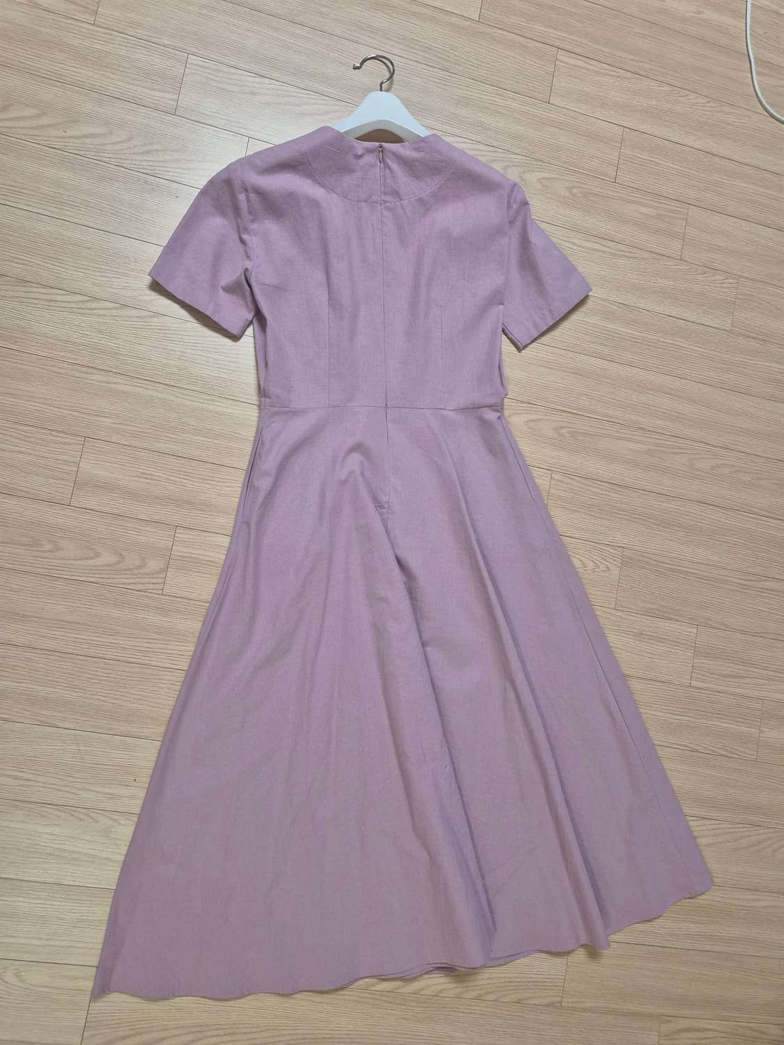 논로컬 린넨 플레어 원피스(핑크) 상품이미지8