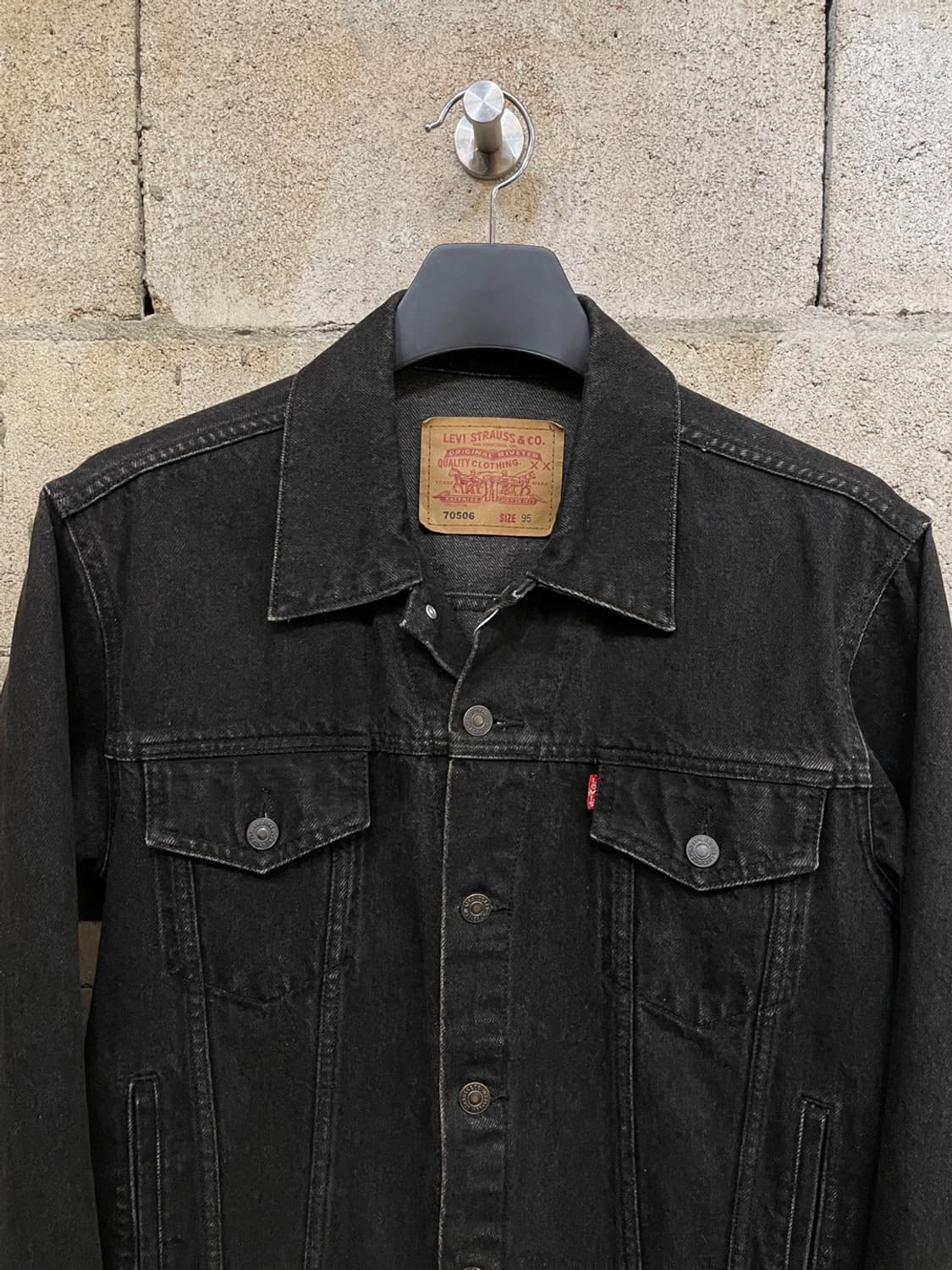 리바이스 3세대 흑청 데님 자켓 상품이미지2