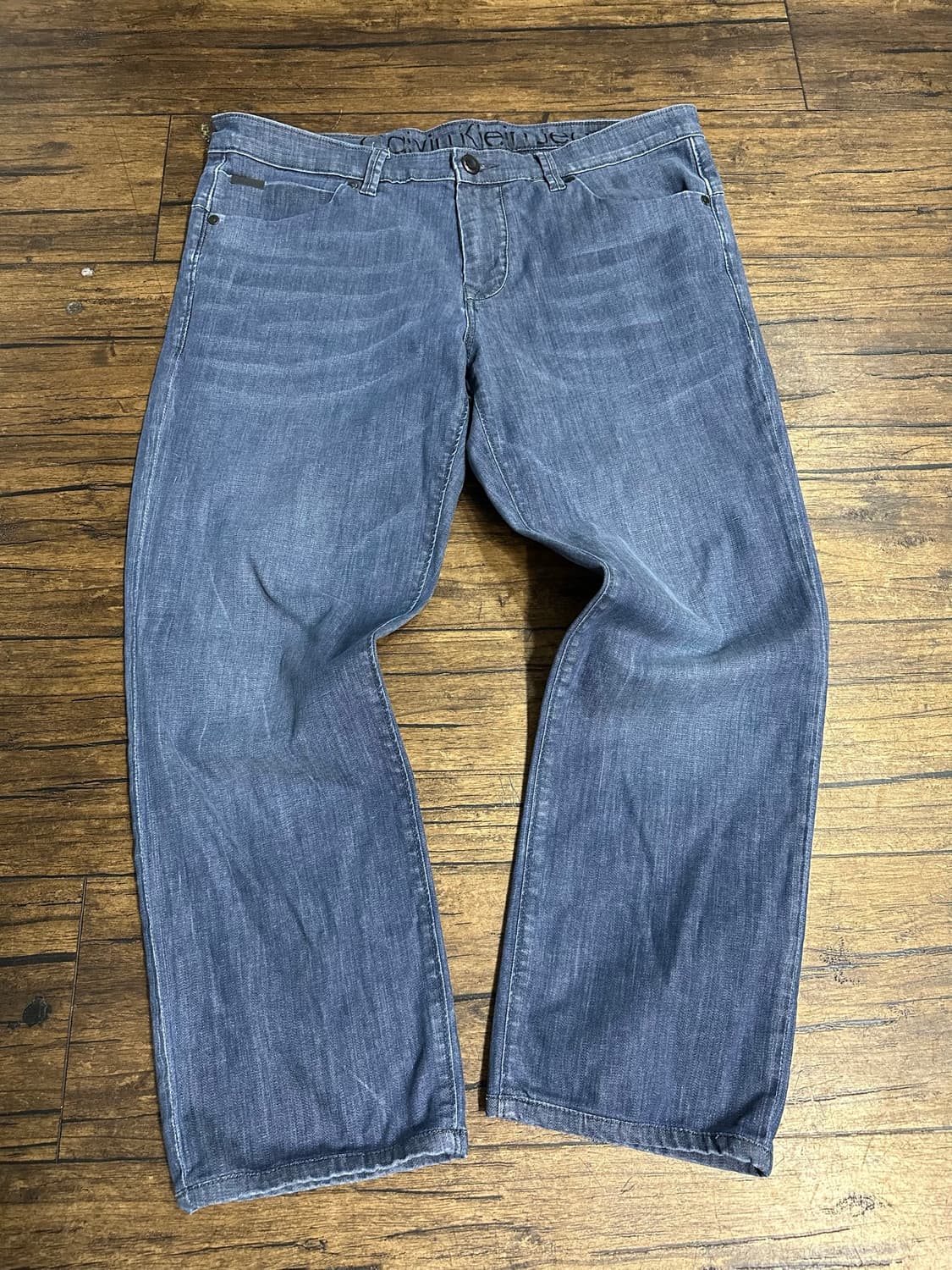 캘빈클라인 진스 Calvin Klein Jeans 스트레이트 데님 팬츠 상품이미지1