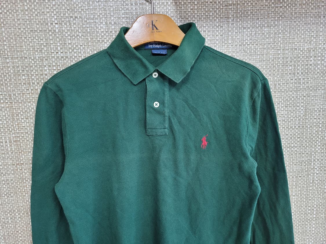 90사이즈 폴로 랄프로렌 빈티지 긴팔 카라티 아메카지 pk 상품이미지2