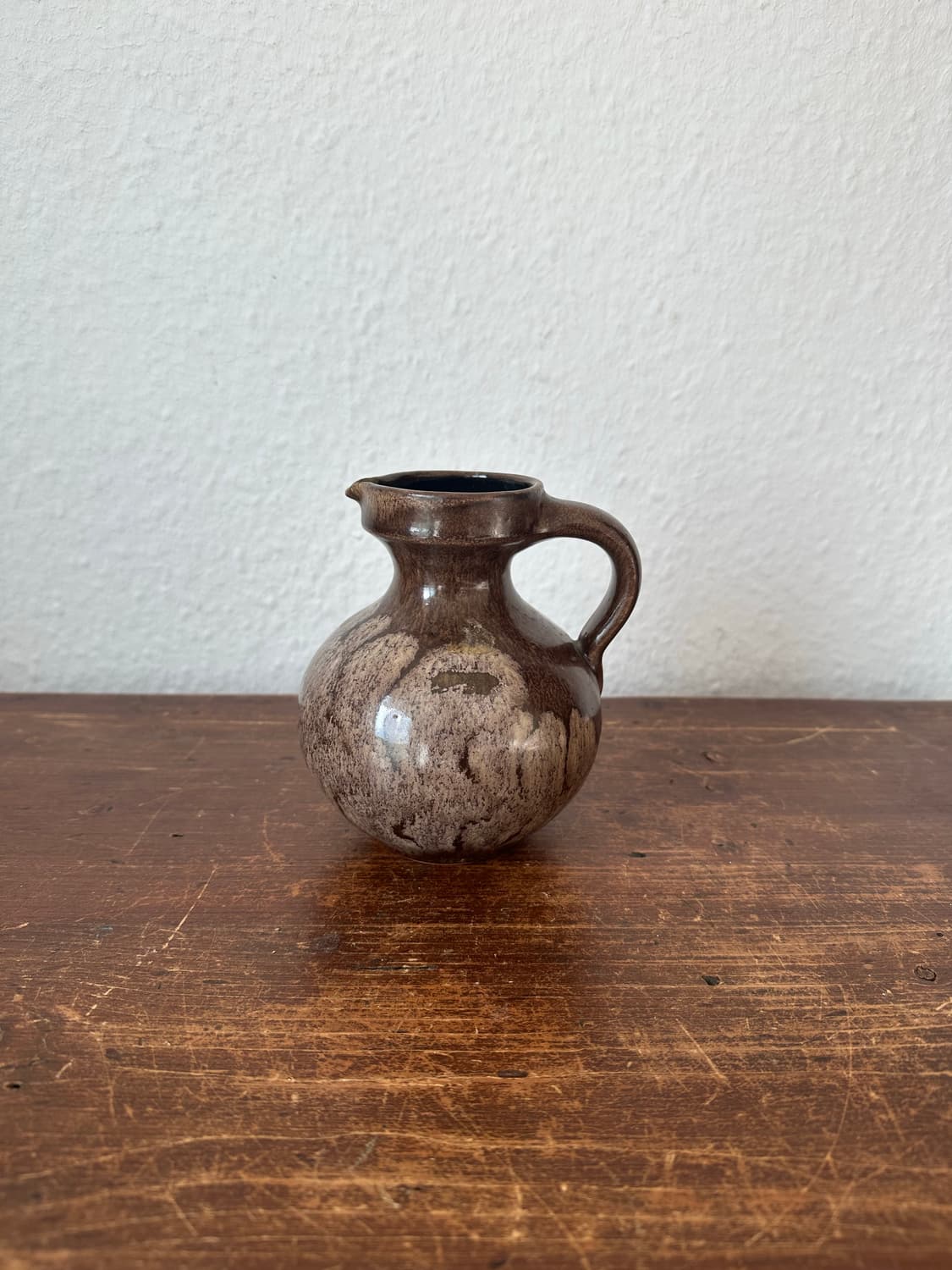독일)빈티지 브라운 화병(핸드메이드) 상품이미지1