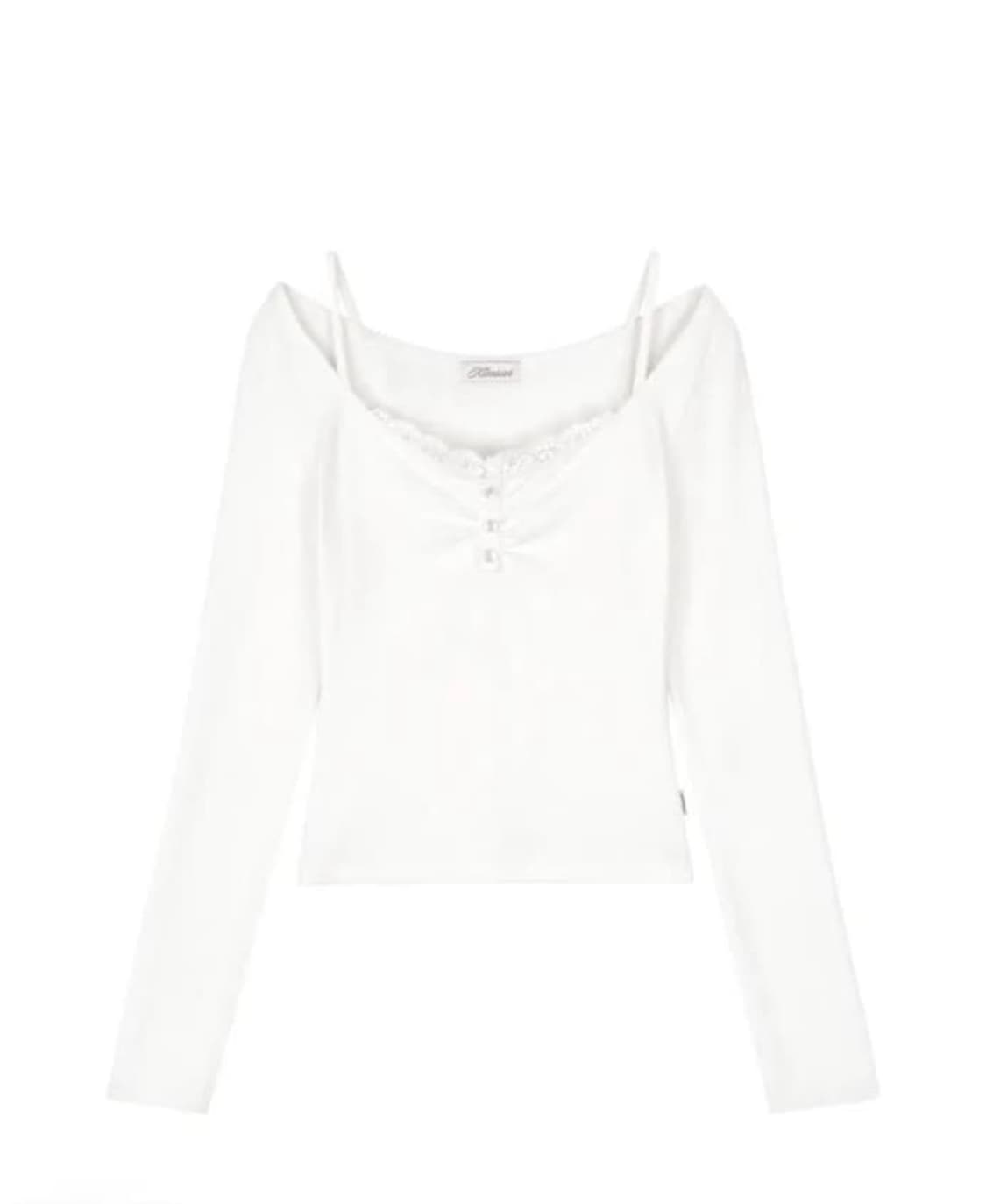 kleesier 클리시어 밀크셰이크 버튼 탑 milkshake 상품이미지1