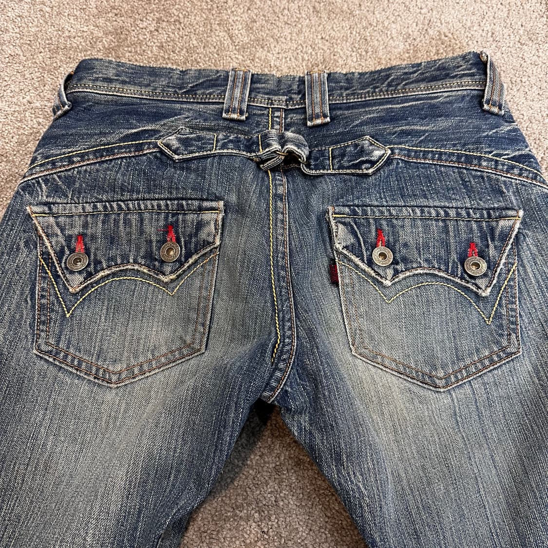 에드윈 신치백 로우라이즈 부츠컷 데님(27) 상품이미지3