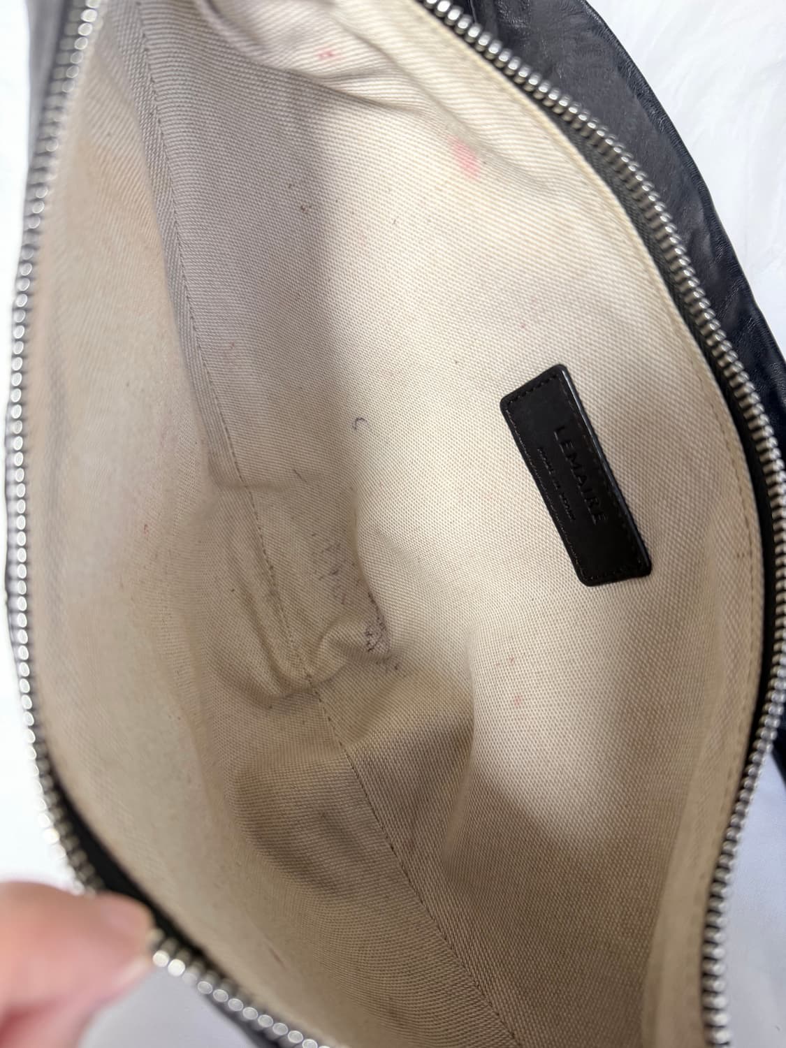 르메르 범백 램스킨 스몰 다크브라운 상품이미지5