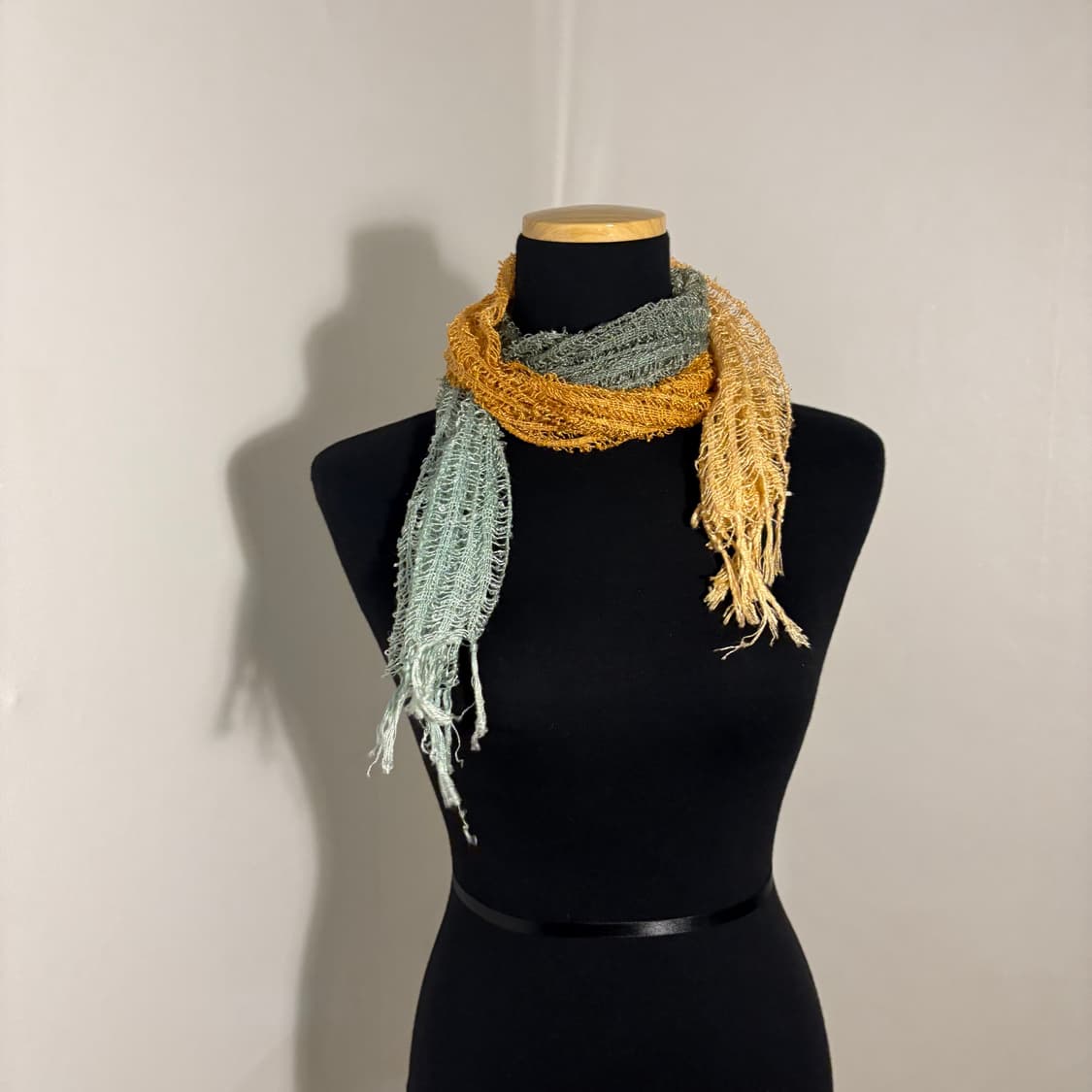 빈티지 데미지 그물 보헤미안 모리 머플러 스카프 숄 그라데이션 상품이미지2