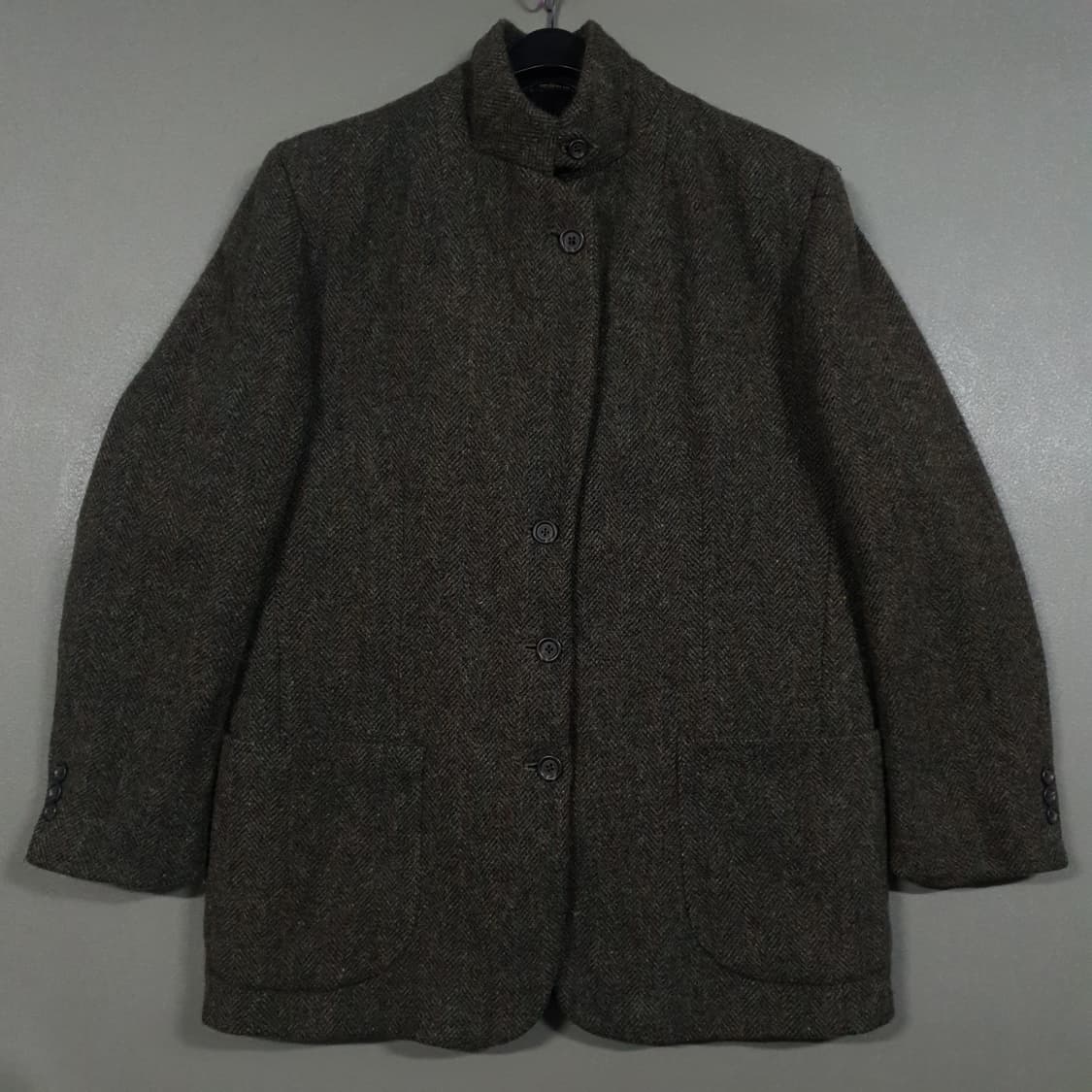 L (100) 90s L.L.Bean 엘엘빈 헤링본 테일러드 트위드 자켓 상품이미지1