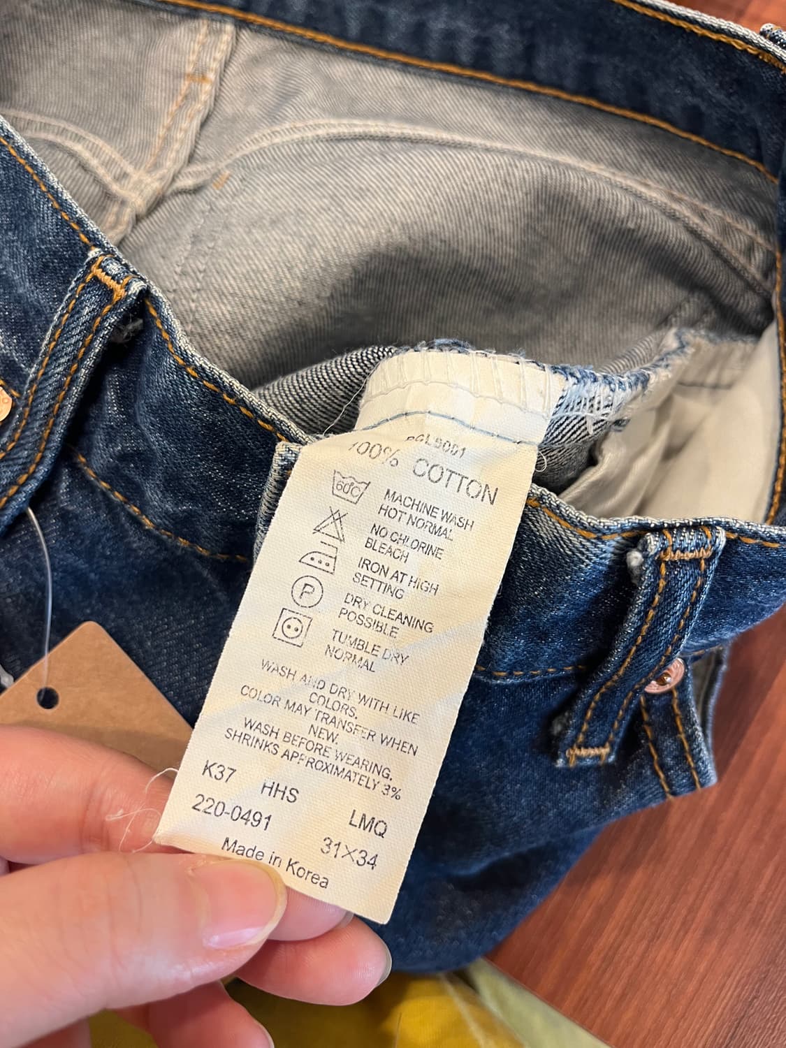 00s Levis 리바이스 220 오렌지탭 데님 팬츠 (30inch) 상품이미지9