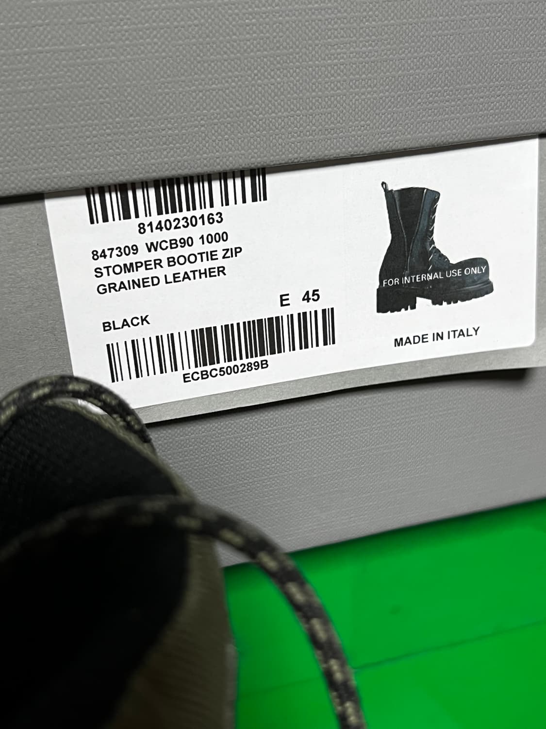 발렌시아가 스톰퍼 부티45사이즈 상품이미지2