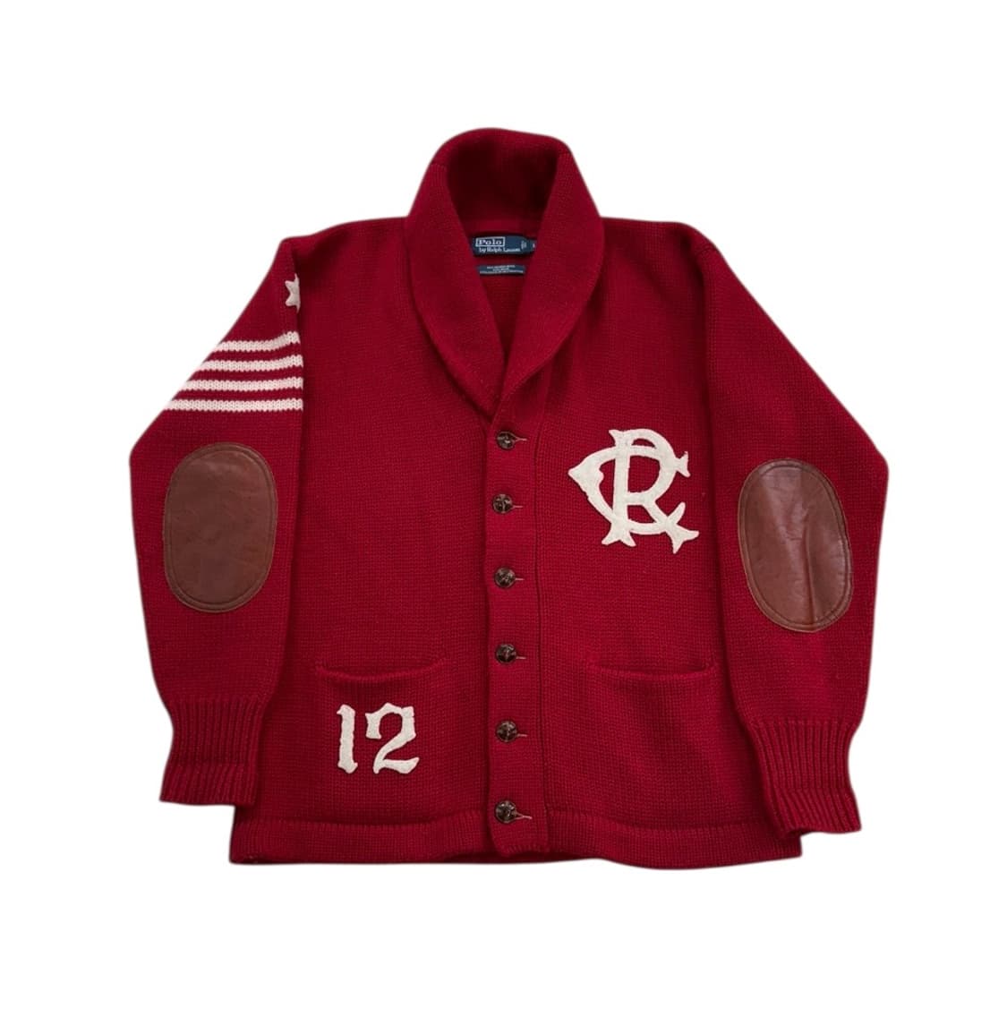 폴로 랄프 로렌 헤비 울 숄카라 가디건 상품이미지1