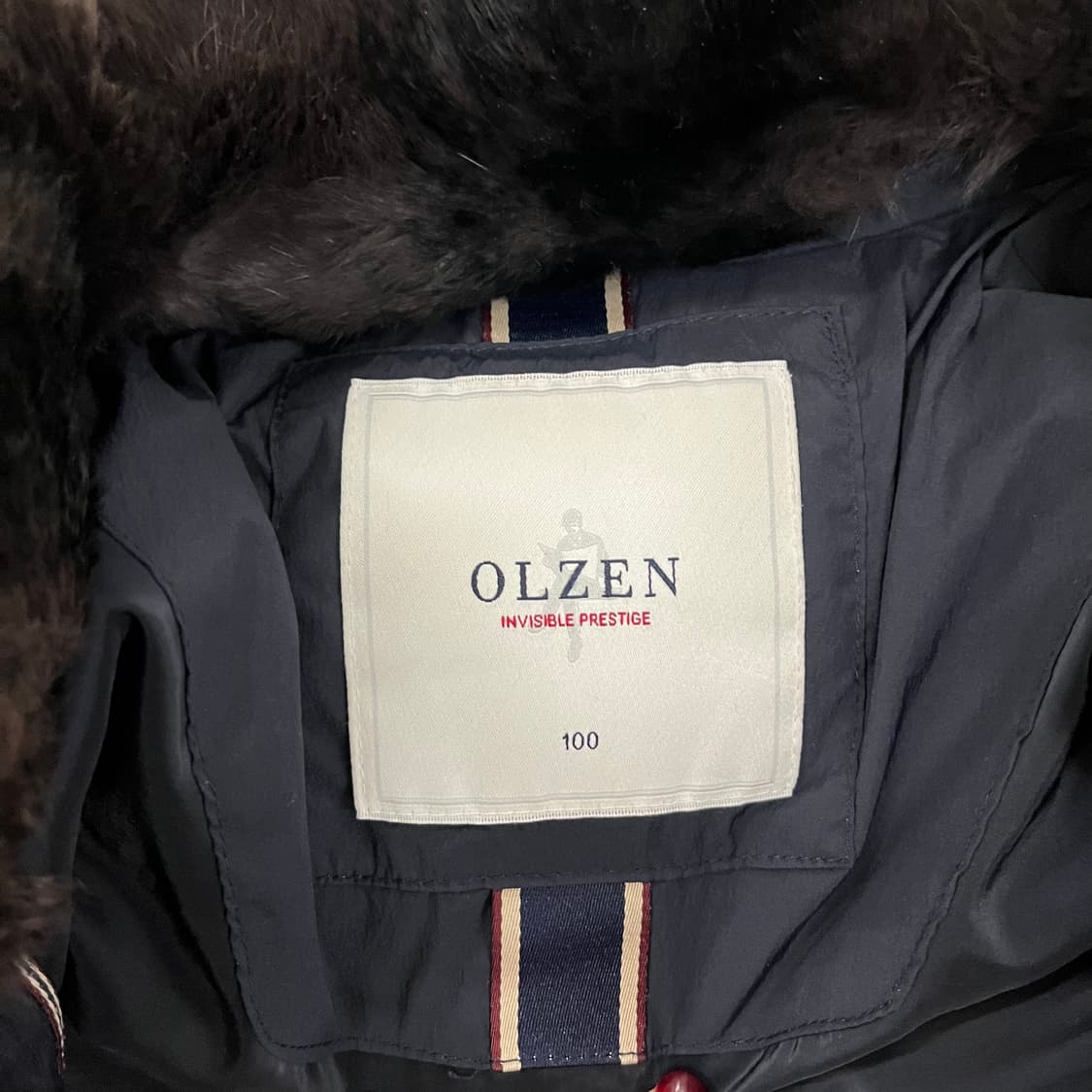 [100] 올젠 구스다운 토끼털 패딩 자켓 0116M1 상품이미지2