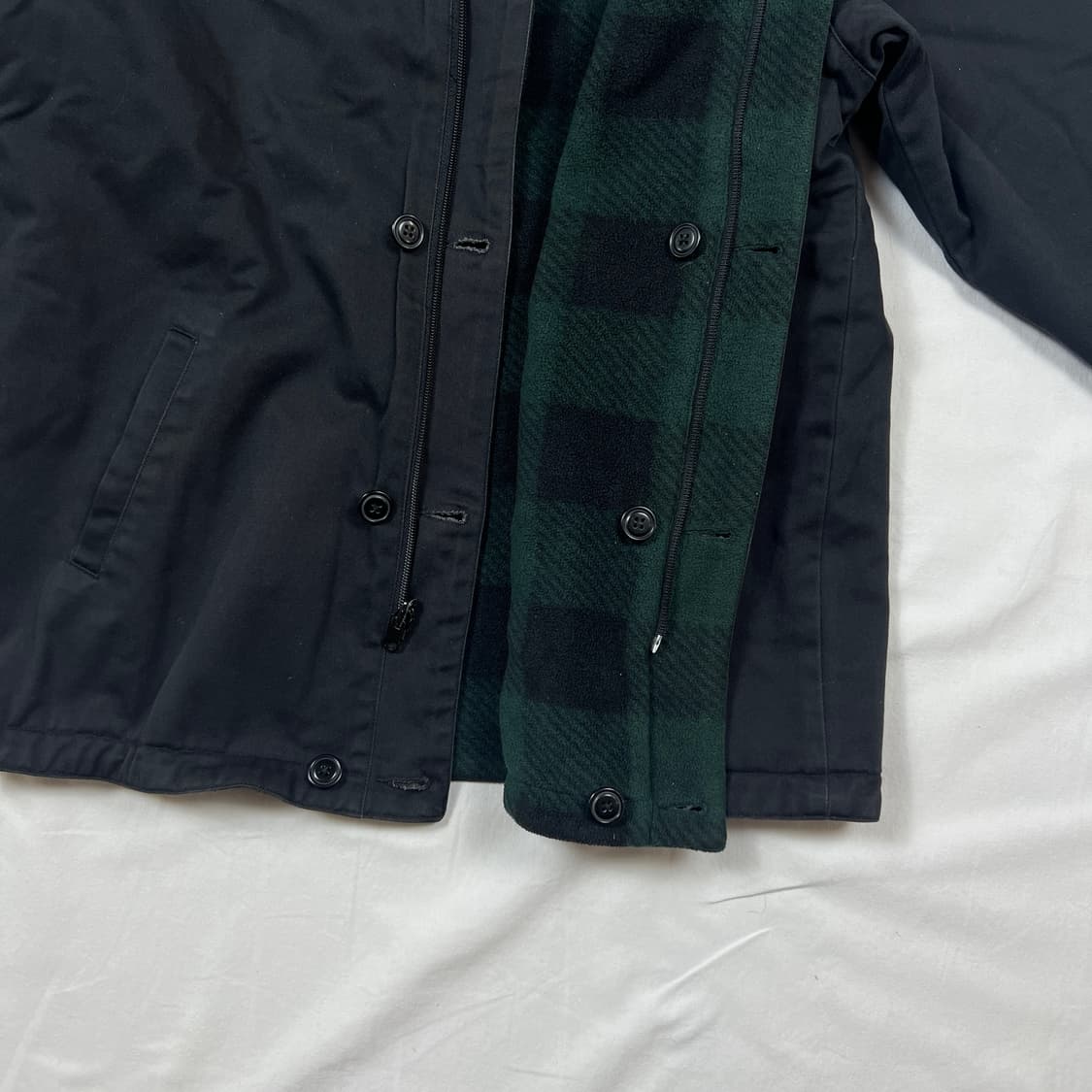 90‘s 폴로랄프로렌 스펠아웃 타탄체크 리버시블 자켓 상품이미지8