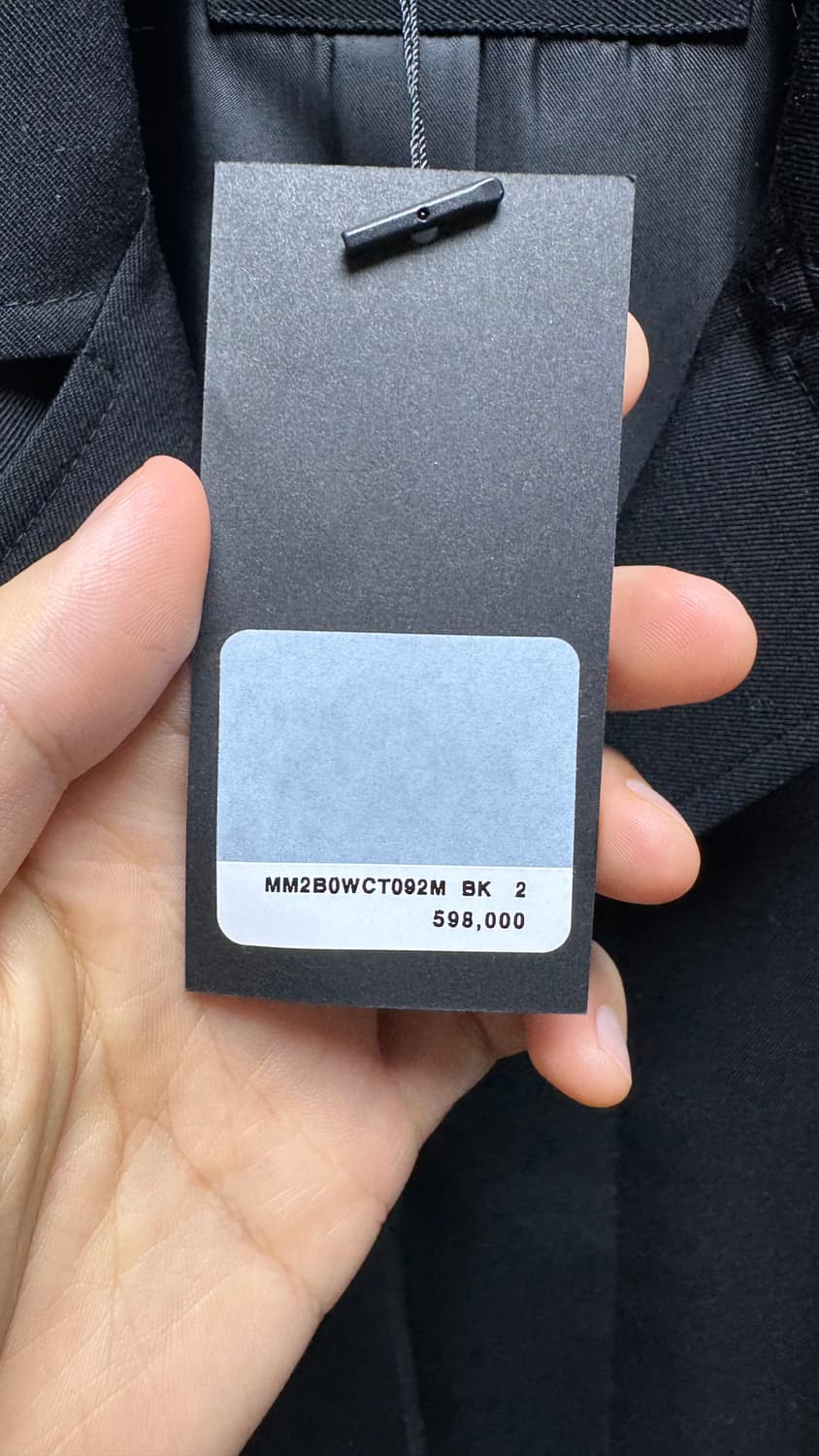 클럽모나코 블랙 코트 상품이미지3