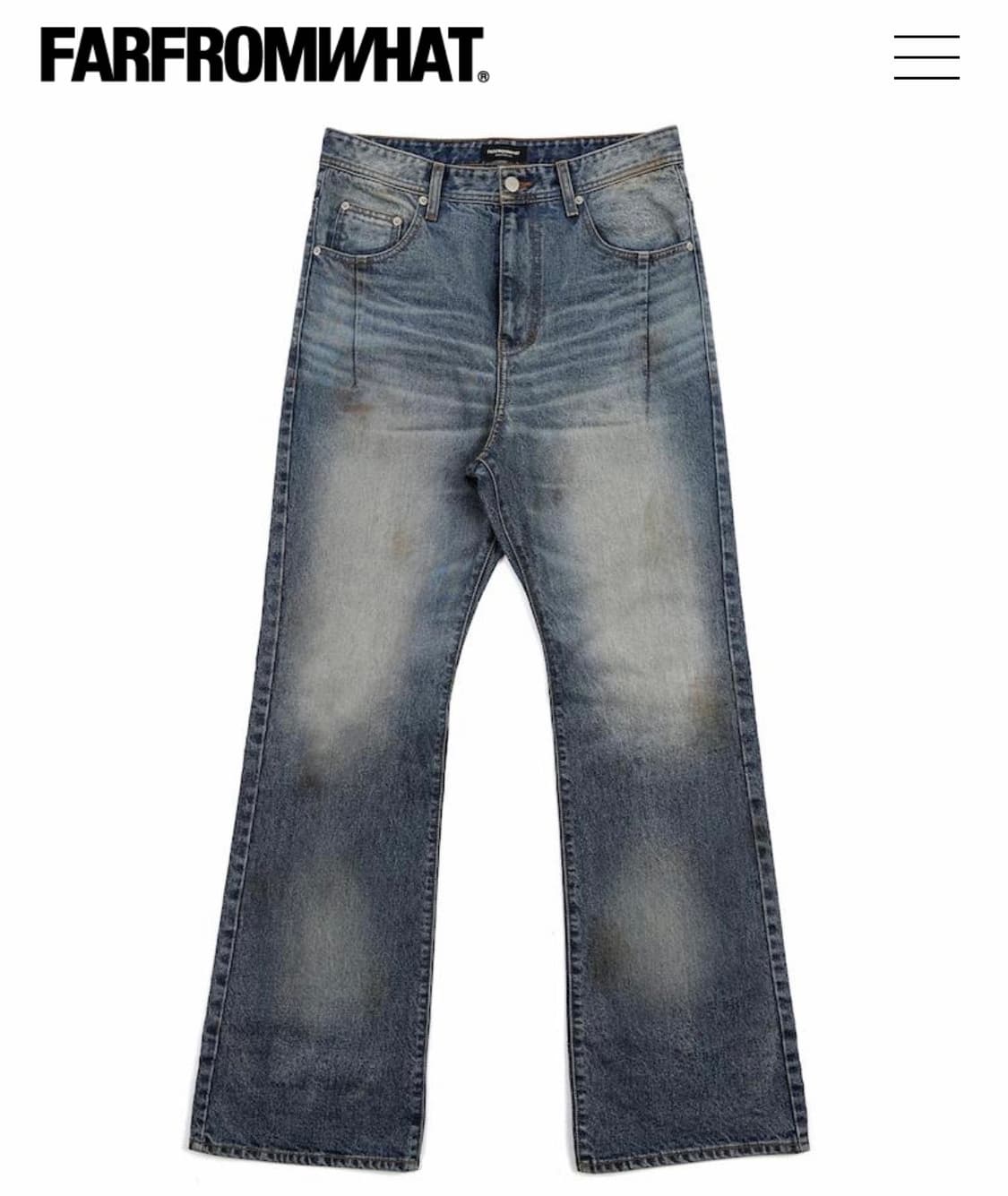 [1]FAR AGED FLARE JEANS 상품이미지1