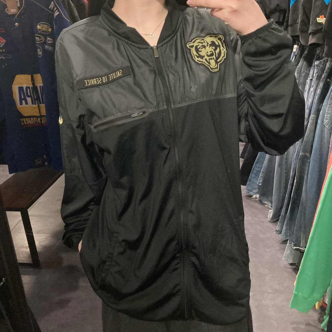 [IM] 나이키 NFL 시카고베어스 온필드 바람막이 상품이미지3