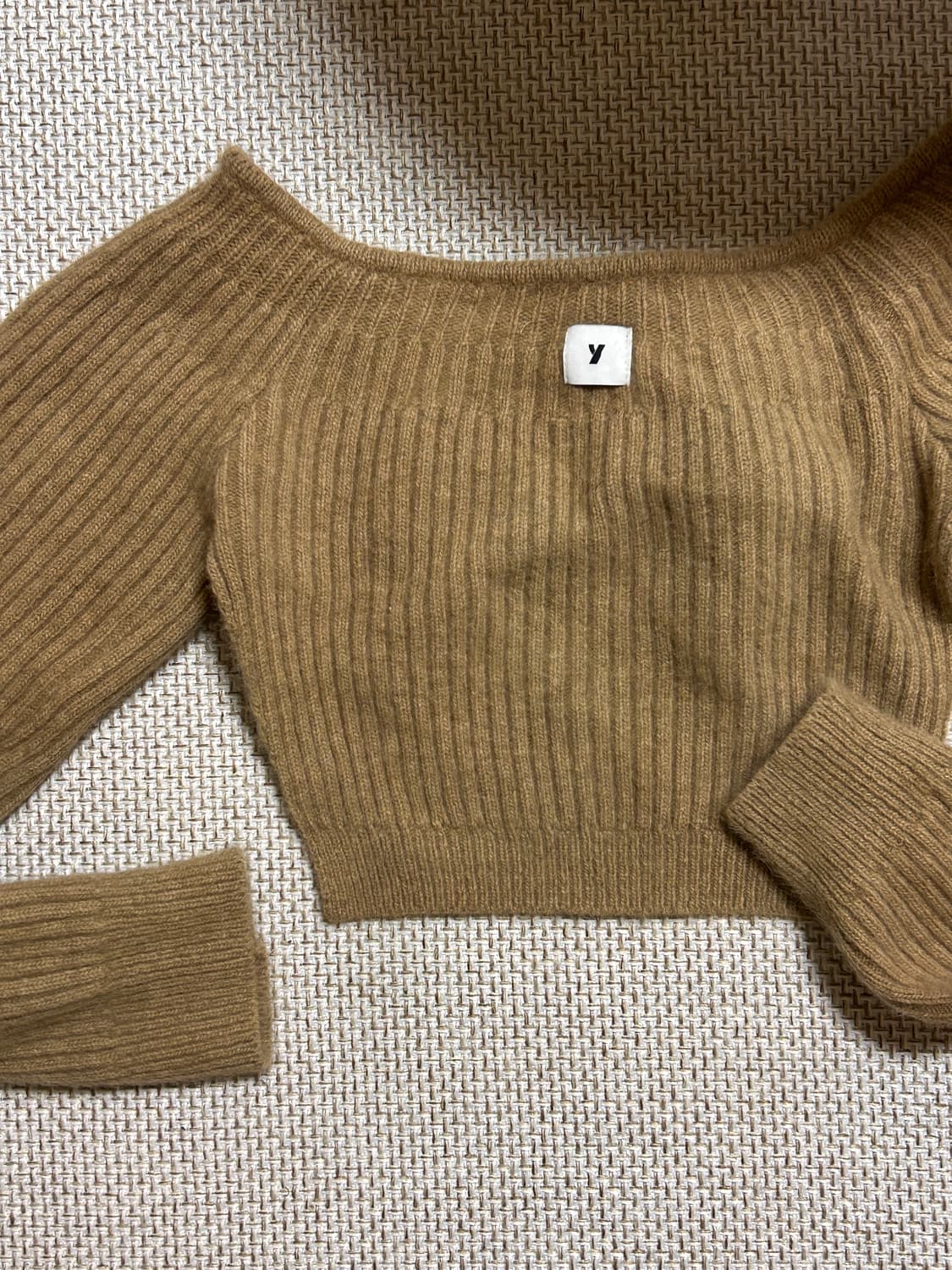 유즈 Yuse 폭스 라쿤 볼레로 니트탑 상품이미지2