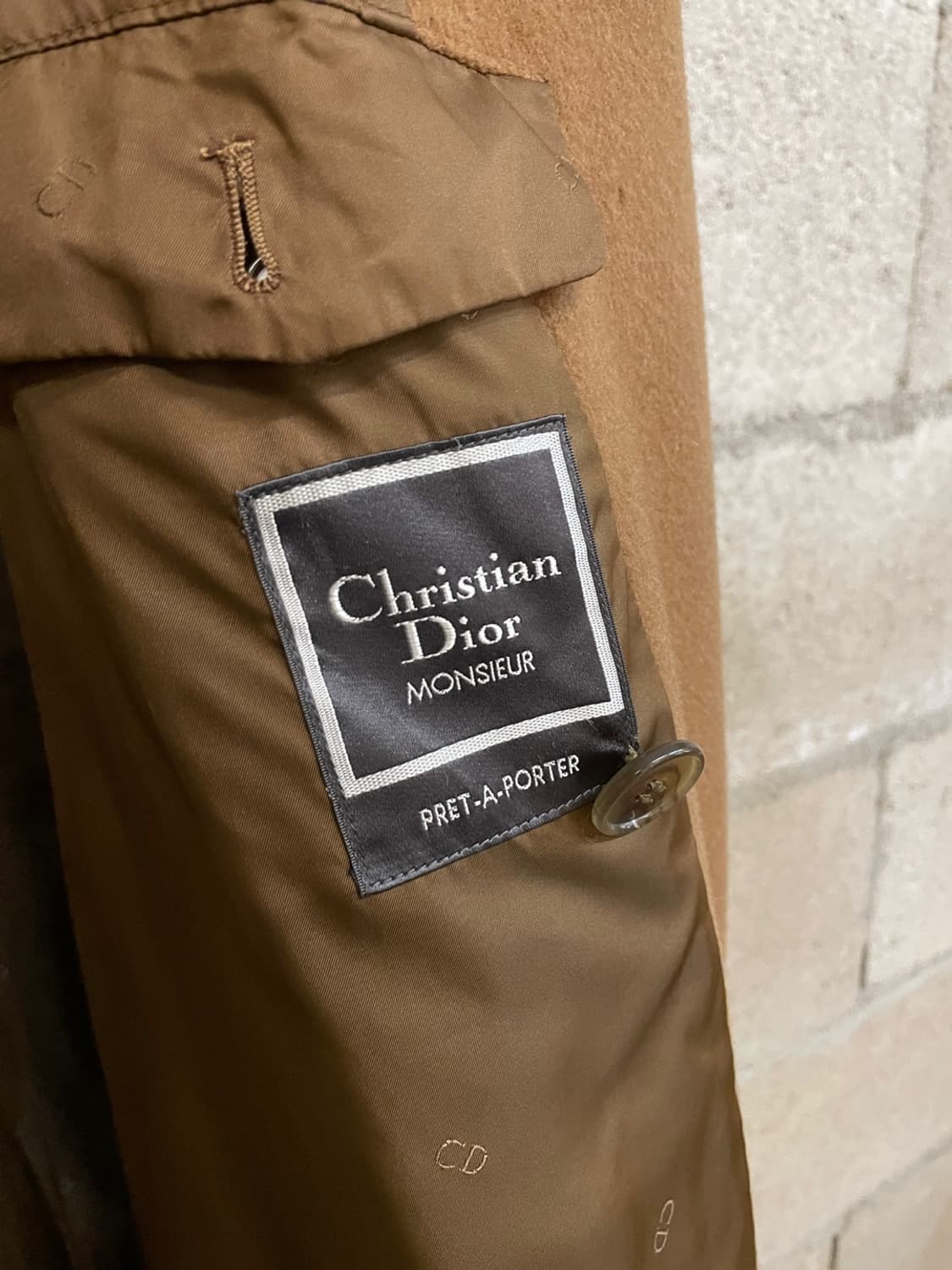 디올 더블 브레스티드 울 코트  상품이미지4