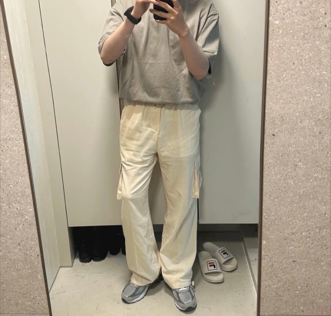 미니멀프로젝트 오버핏 반팔티 상품이미지3