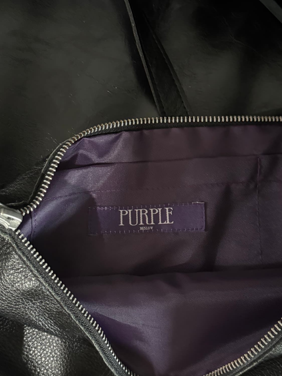 [비슬로우] 레더 크로스백 블랙 상품이미지3