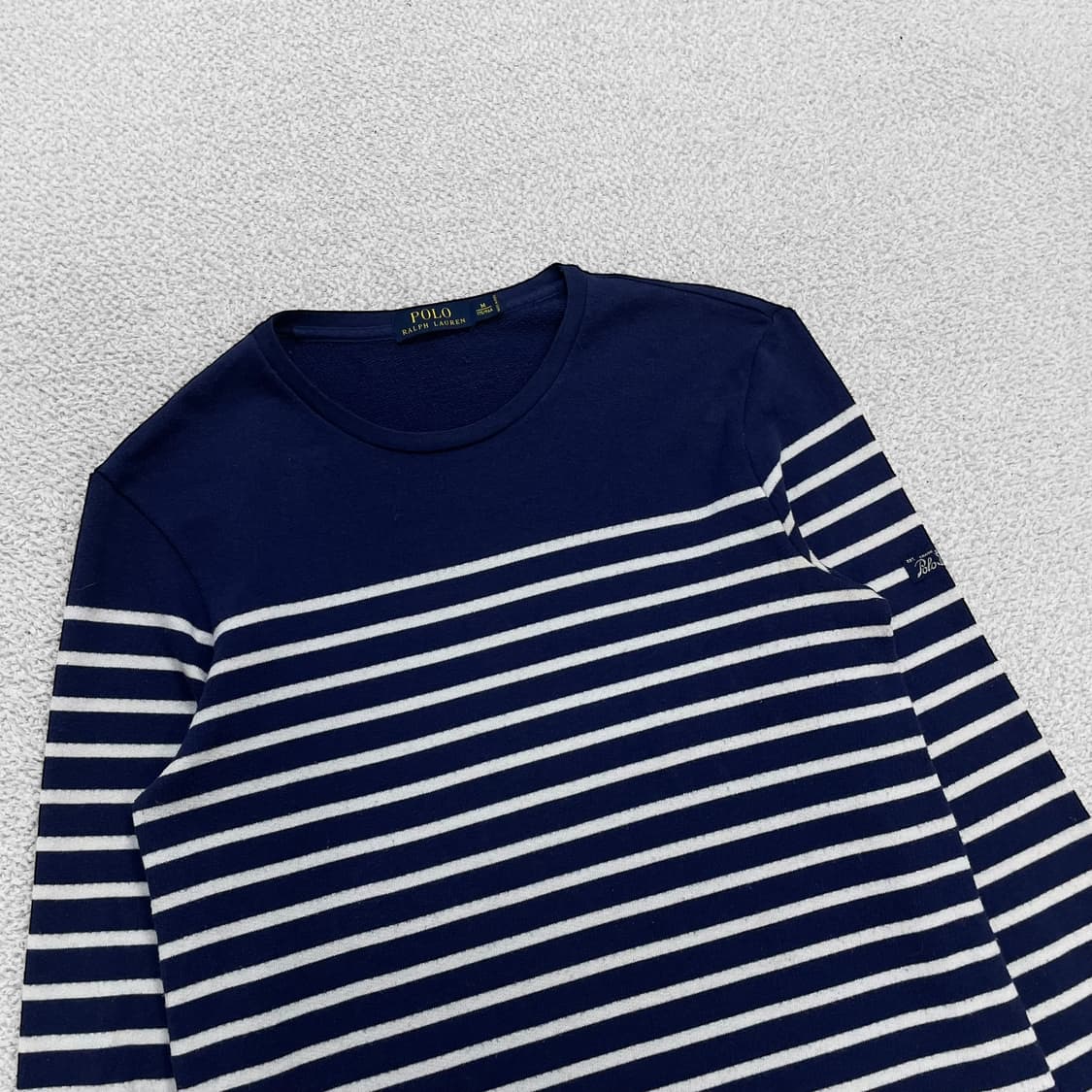 폴로 랄프로렌 스트라이프 코튼 라운드넥 니트 상품이미지2