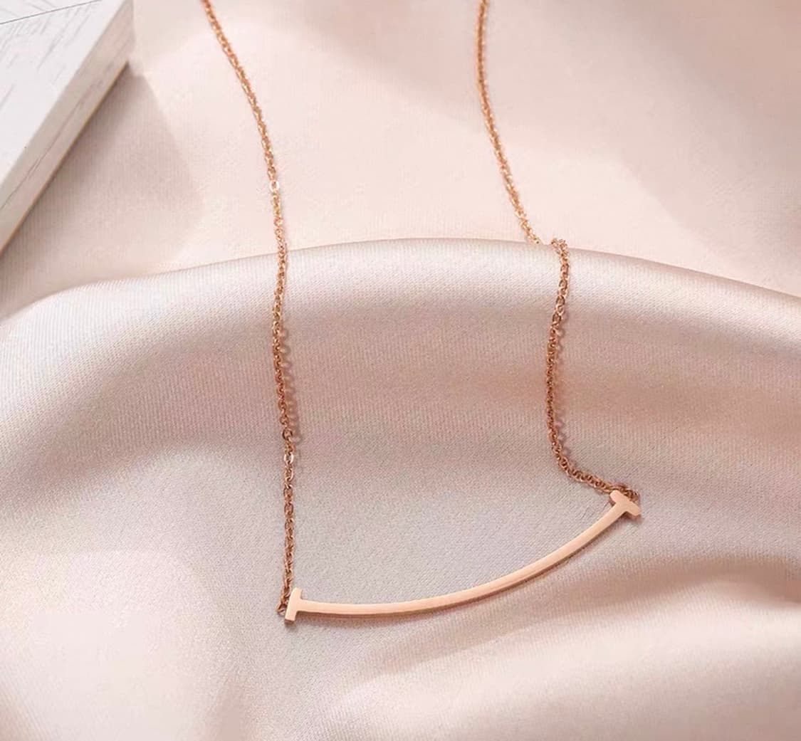 티파니앤코 스마일 팬던트 목걸이 로즈골드 상품이미지1