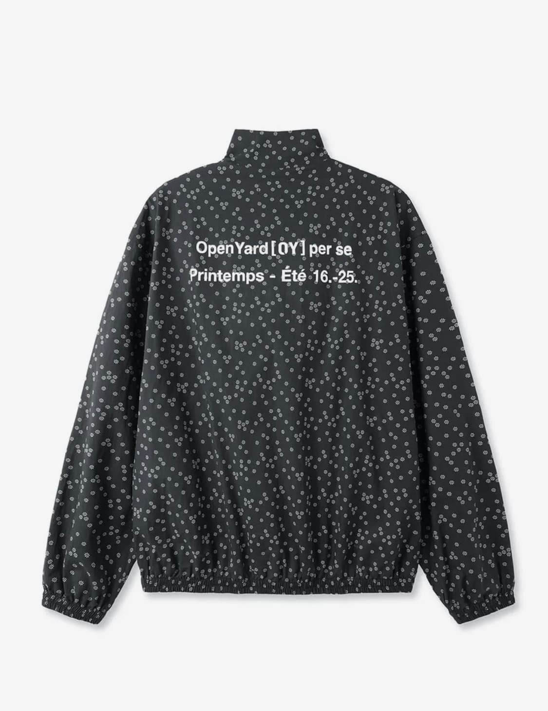 오와이 OY FLORAL TRACK JACKET - BLACK 상품이미지2