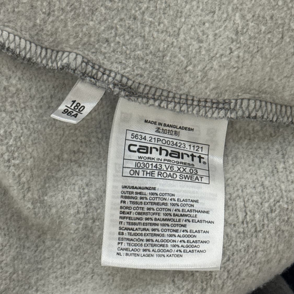 칼하트 프린팅 맨투맨 L 상품이미지4