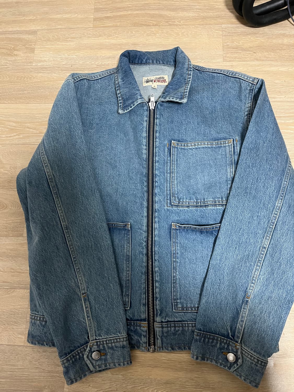 (M) 스투시 데님 집 워크자켓 상품이미지2