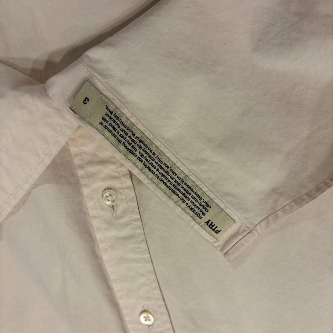 [3] 포터리 반팔 코튼 셔츠 핑크 D705 상품이미지6