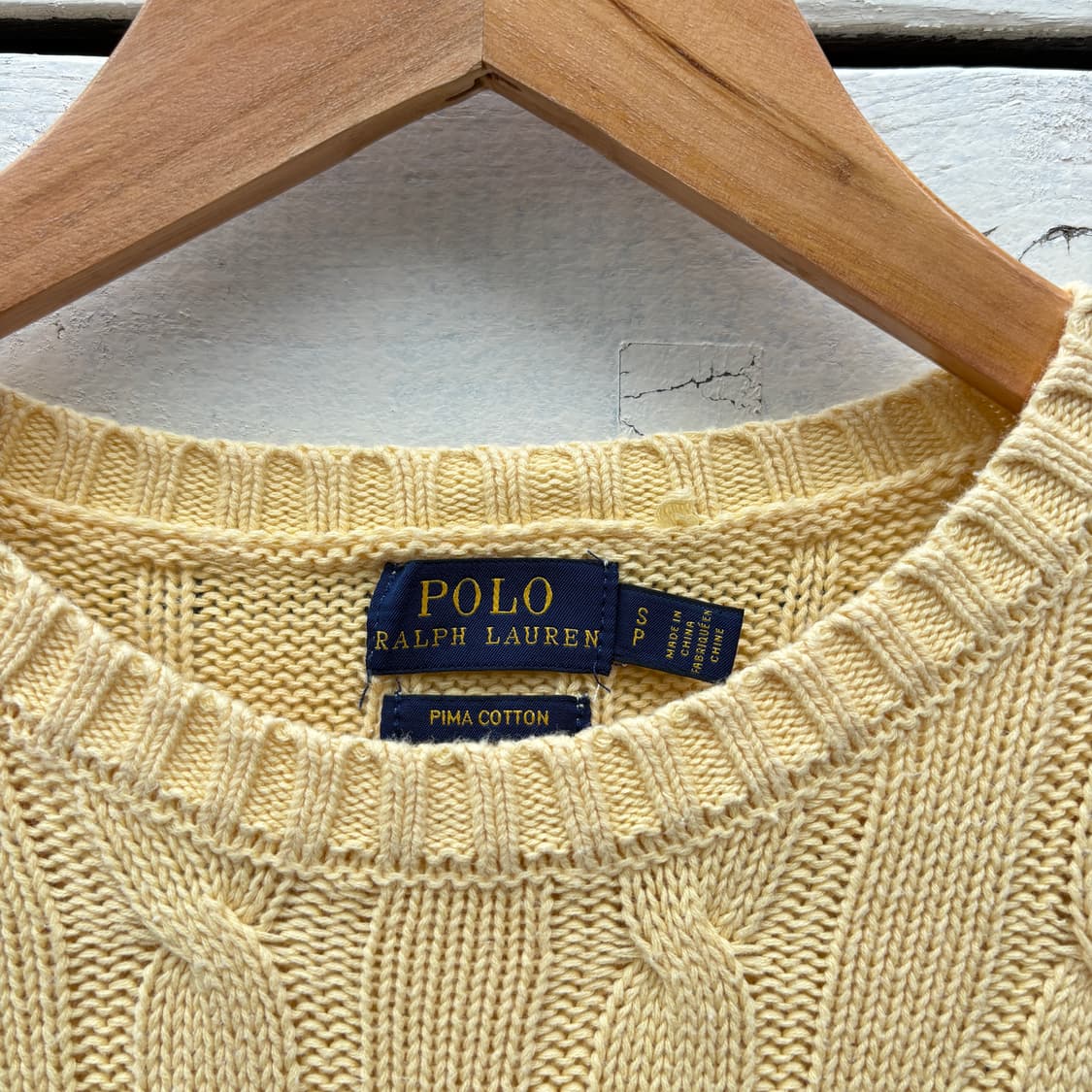 Polo 폴로 케이블 꽈배기 반팔 니트 상품이미지3