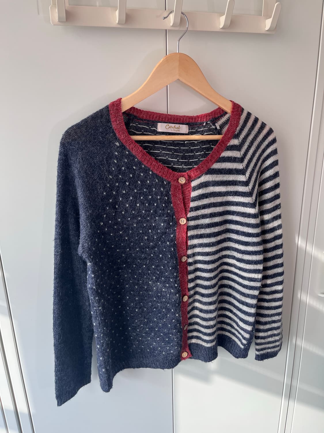 Catedral 믹스 패턴 니트 가디건 상품이미지6