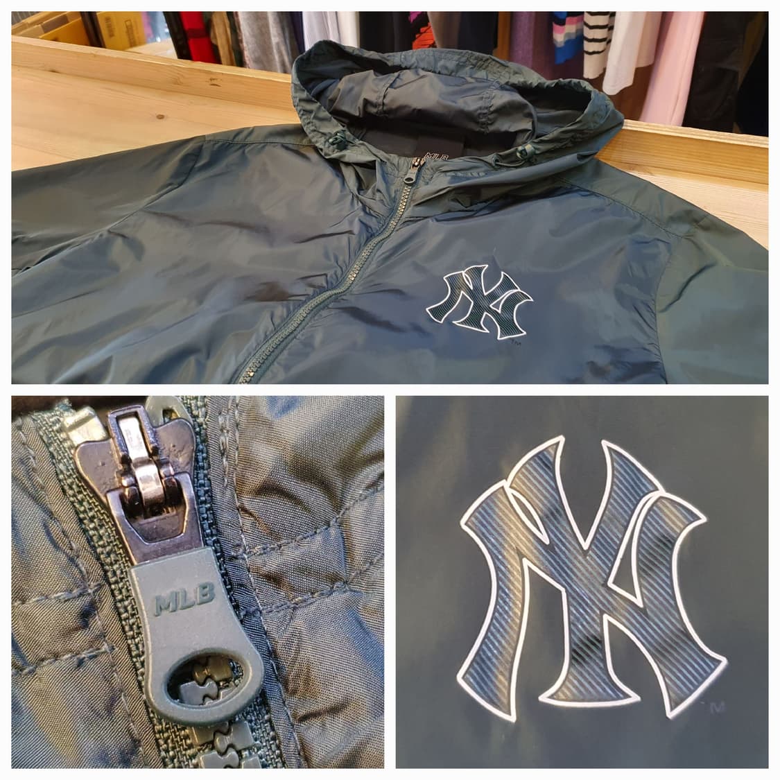 100.MLB 양키스 후드바막 상품이미지3