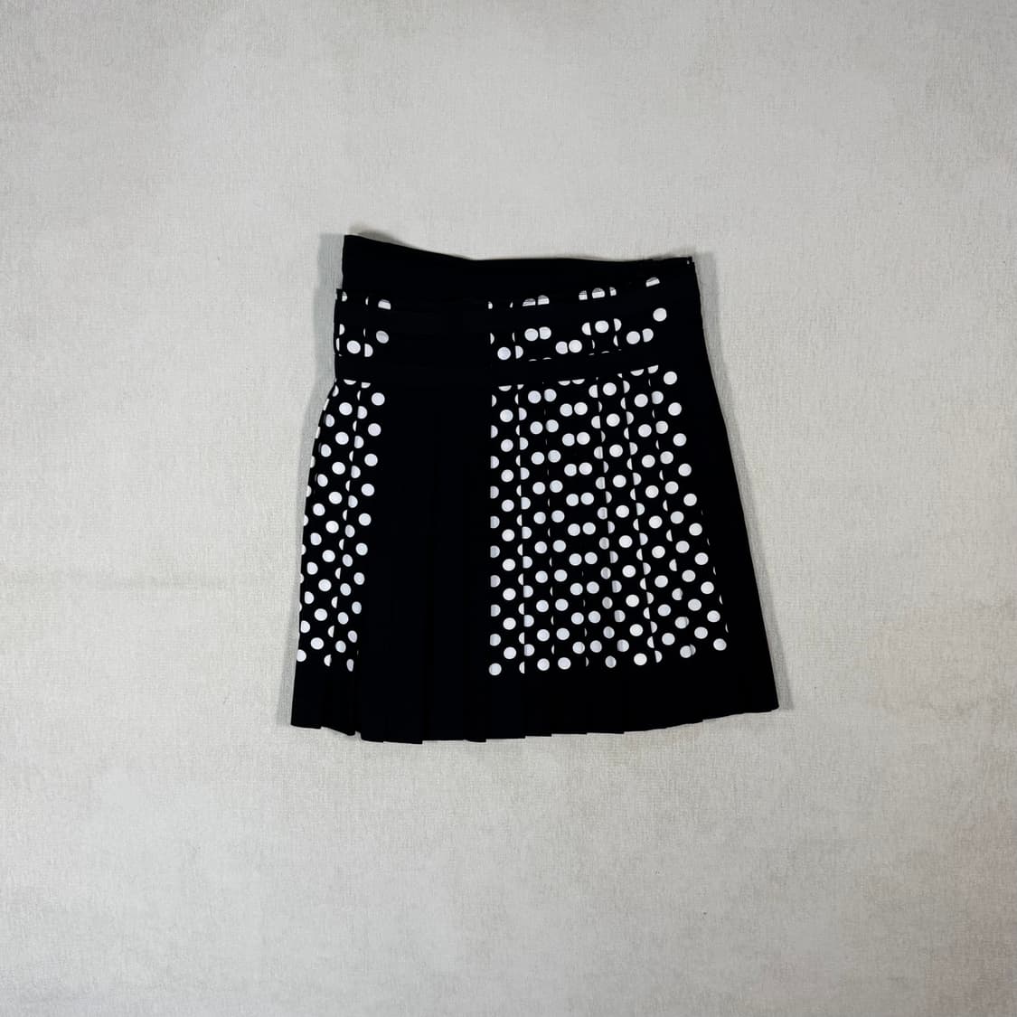 Polka Dot Pleated Leather Strap Kilt Ski 상품이미지4