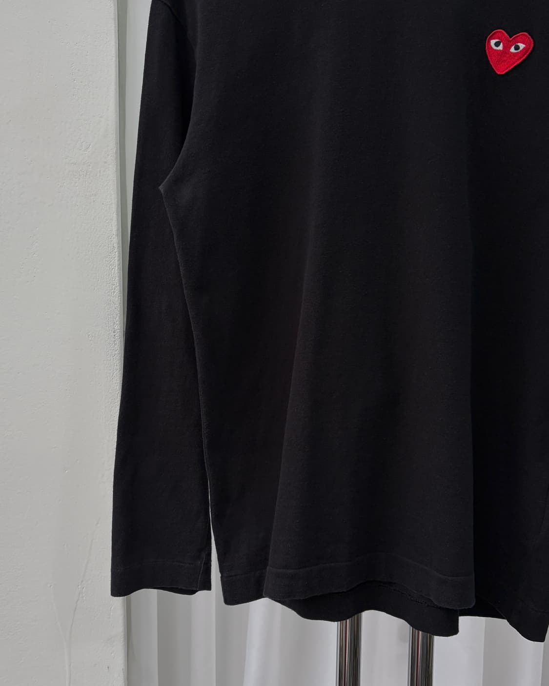 [L]꼼데가르송 플레이 레드 와펜 롱 슬리브 상품이미지6