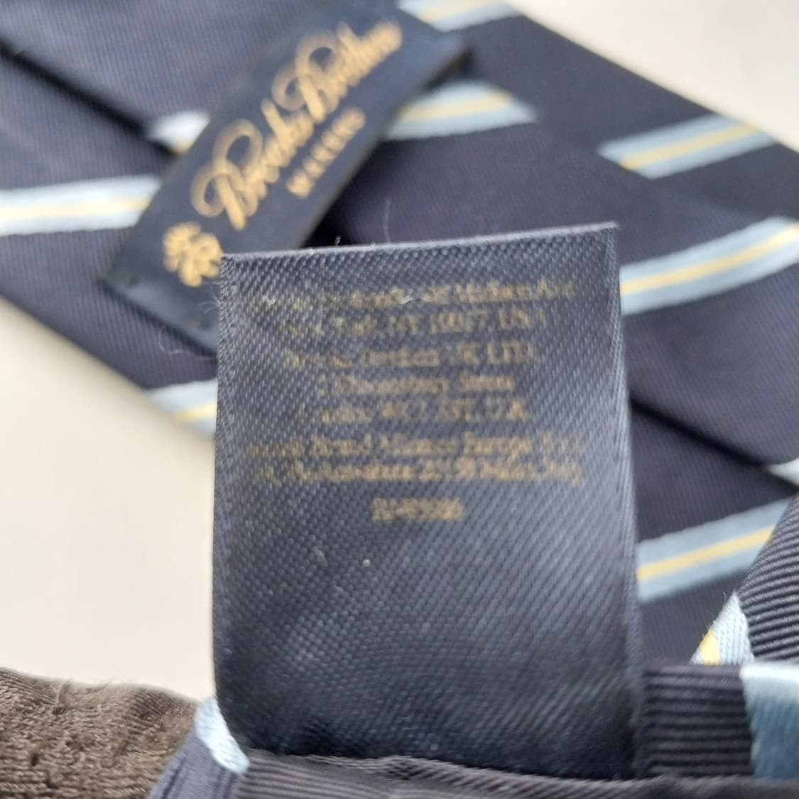 브룩스브라더스 실크 스트라이프 넥타이 8.7cm A+등급 K1821
 상품이미지10