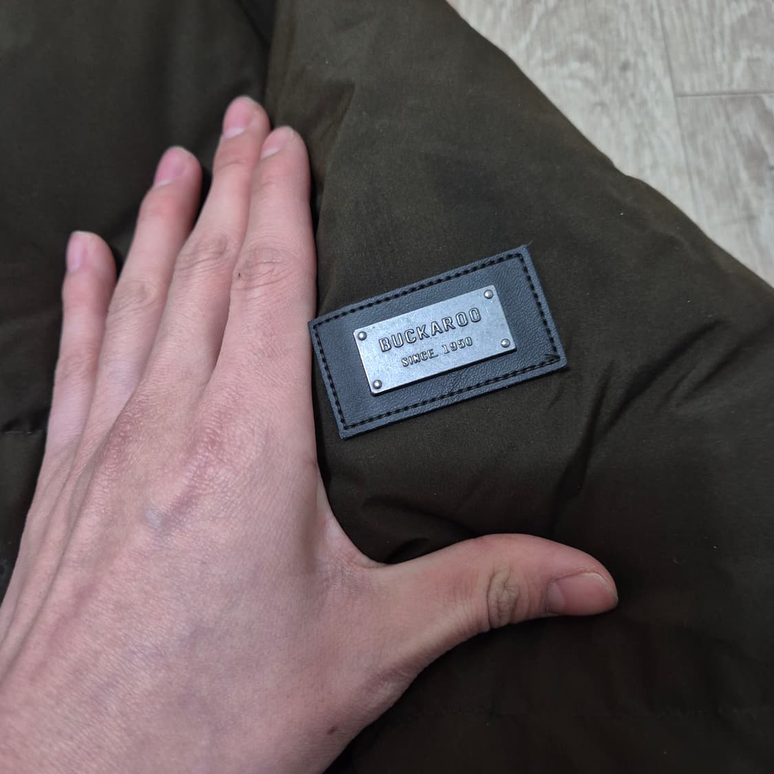 BUCKAROO 버커루 남성 와펜 덕다운 푸퍼 패딩 점퍼 L(100) 상품이미지4