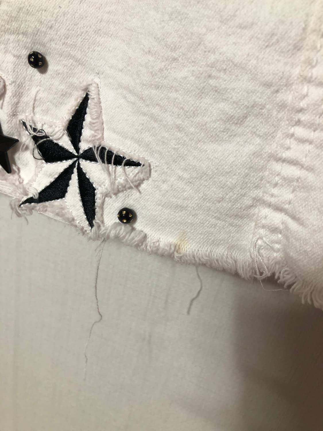 White Star Denim Mini Skirt 상품이미지7